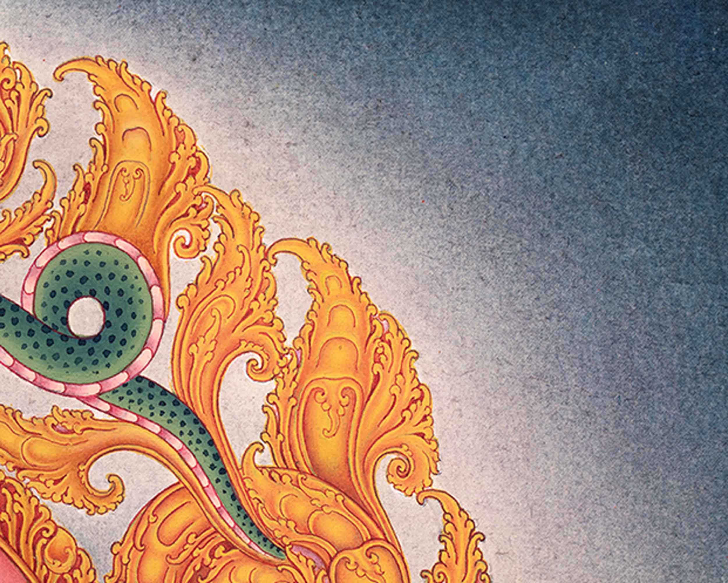 Hand Painted Thangka Of Siddhartha Gautama | Traditional Shakyamuni Buddha Art