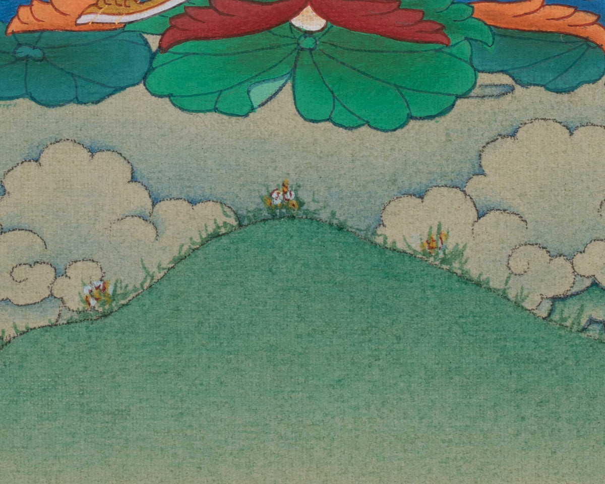 Guru Rinpoche Buddhist Wall Art | The Second Buddha | Lotus-Born Master
