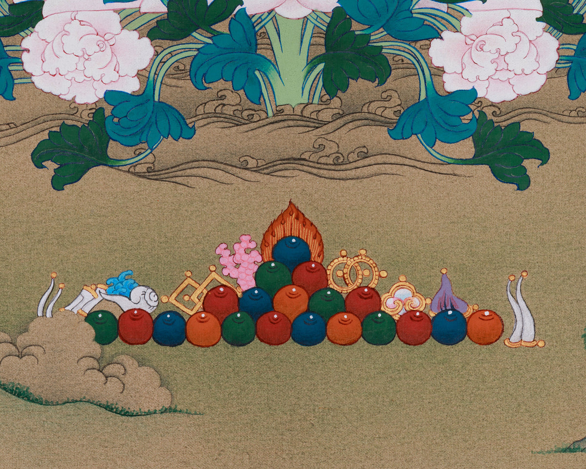 Buddha Chenrezig Thangka | Embodiment of Infinite Compassion