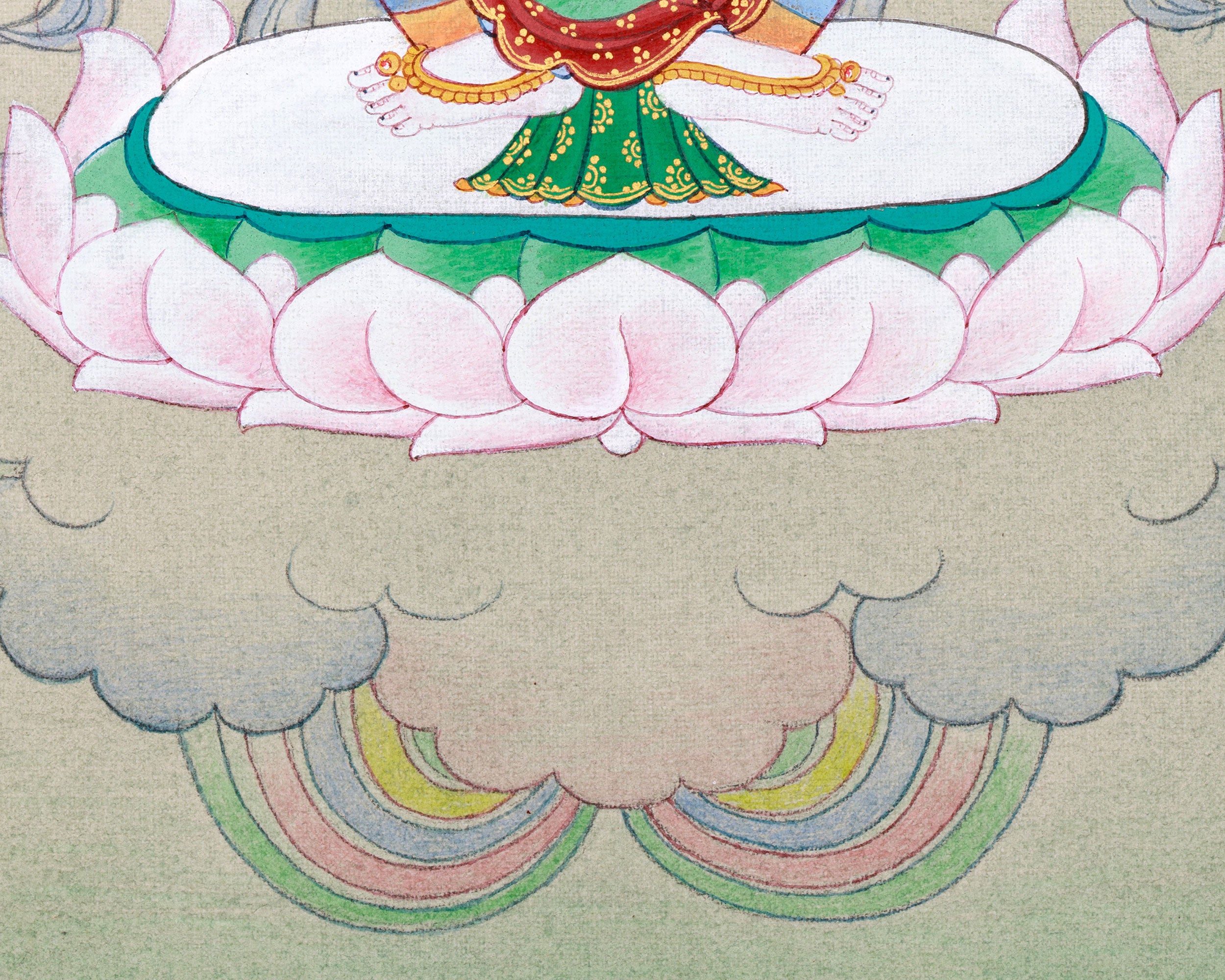 Saraswati: Wisdom Goddess of Buddhism, Thangka