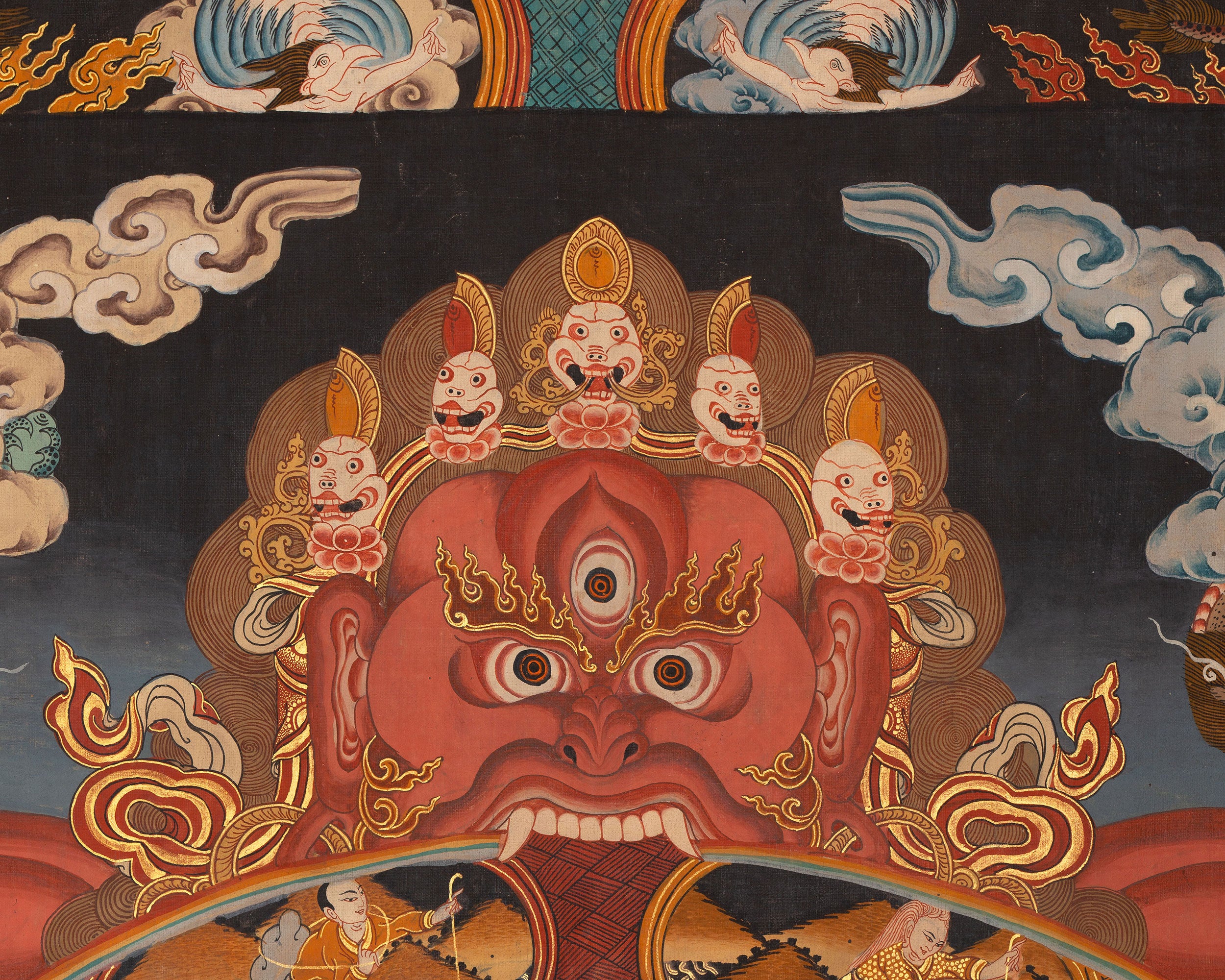 Wheel Of Life Thangka | Hand-Painted Tibetan Buddhist Thangka