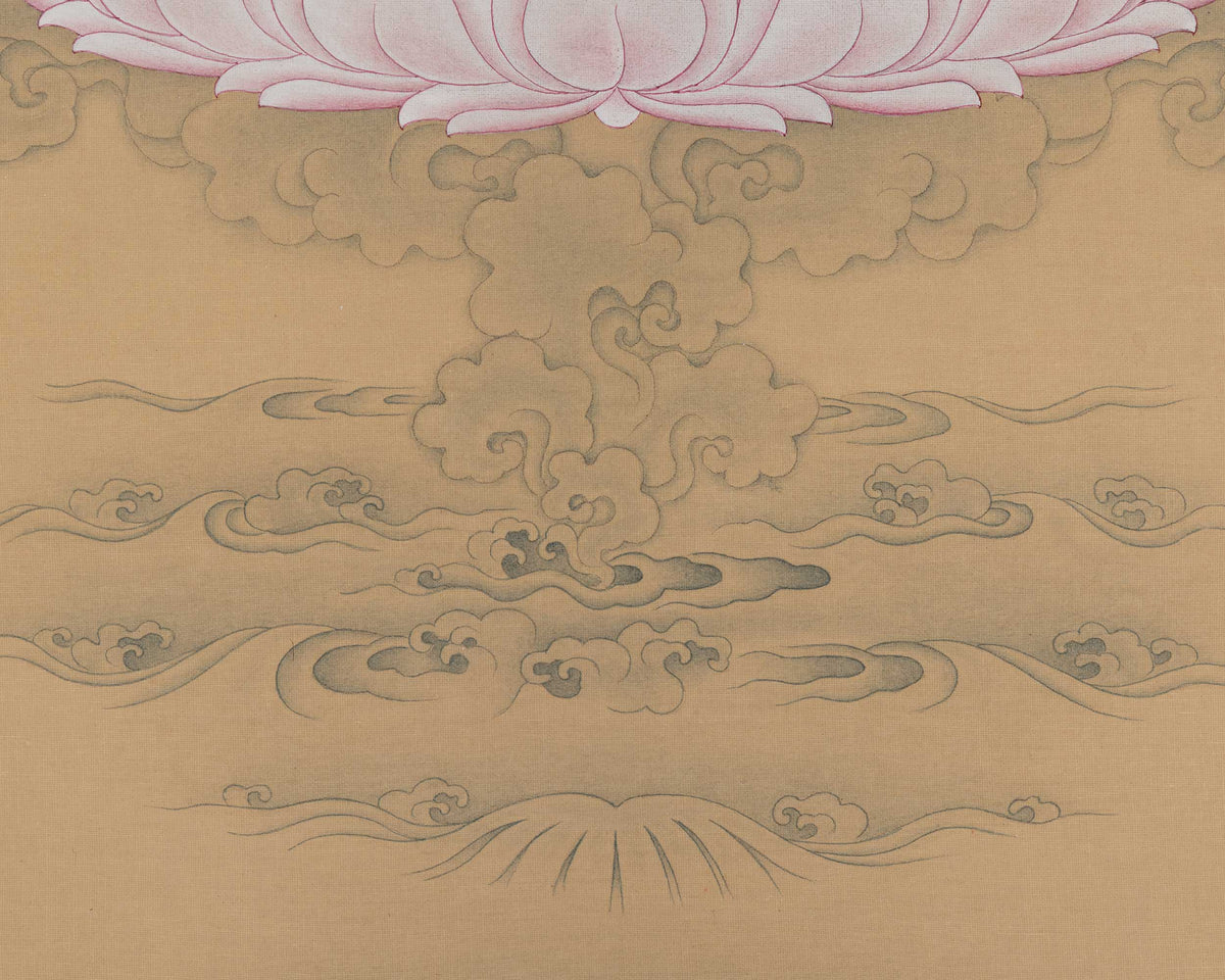 Traditional White Tara Buddhist Art | Sita Tara | Healing Deity