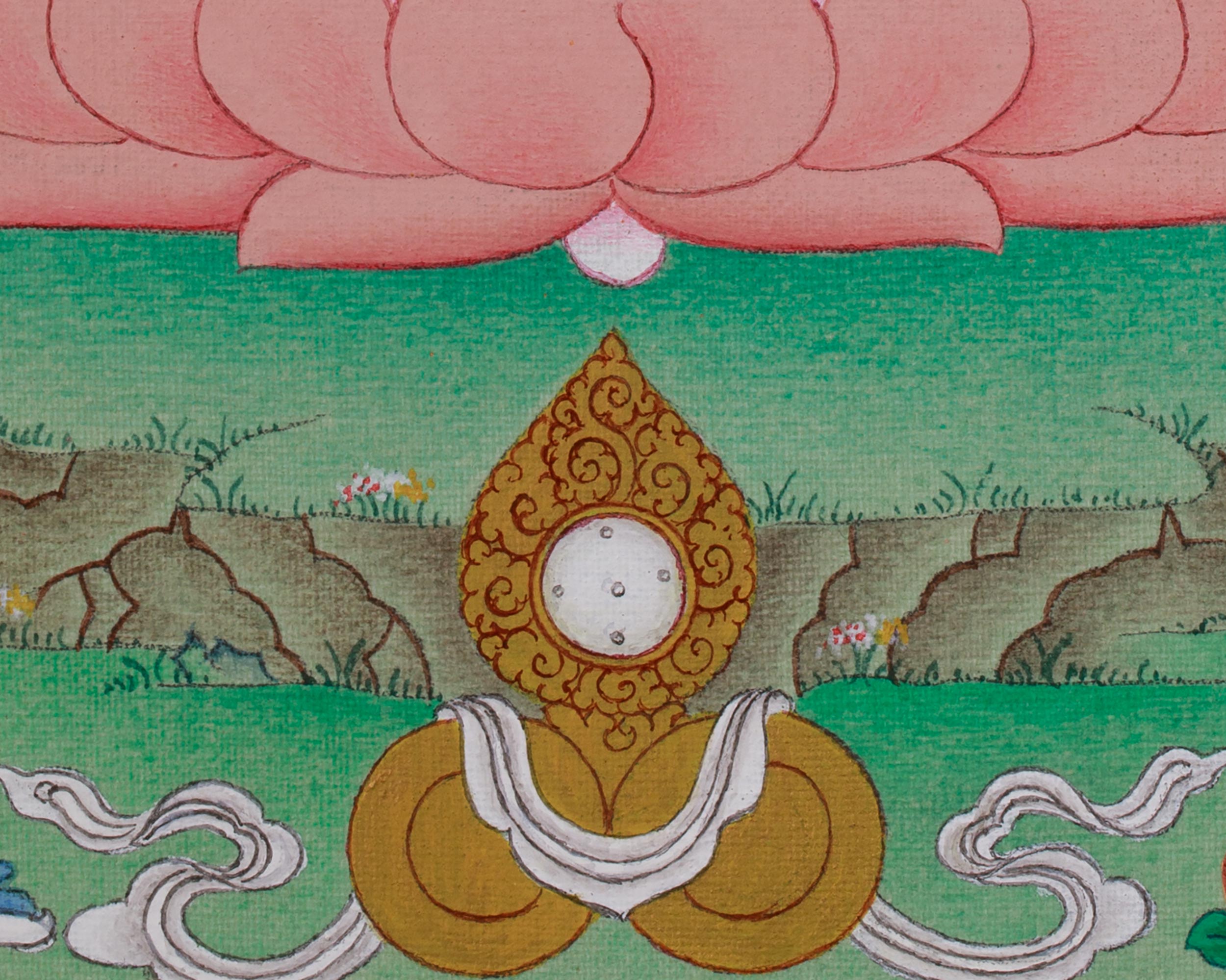 Himalayan Shakyamuni Buddha Thangka | The Awakened One | Path of Enlightenment