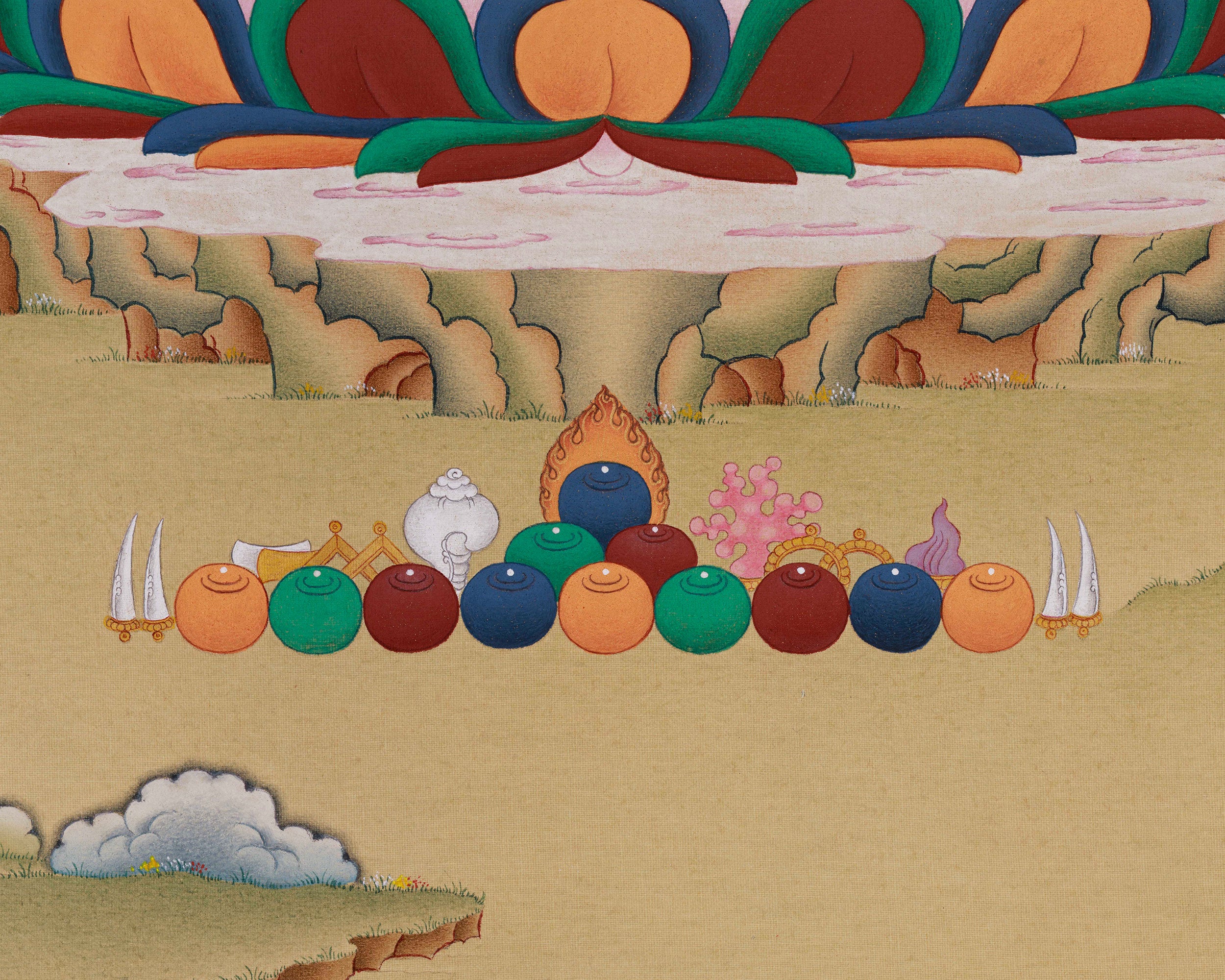 Historical Shakyamuni Buddha Thangka | The Buddha of Enlightenment