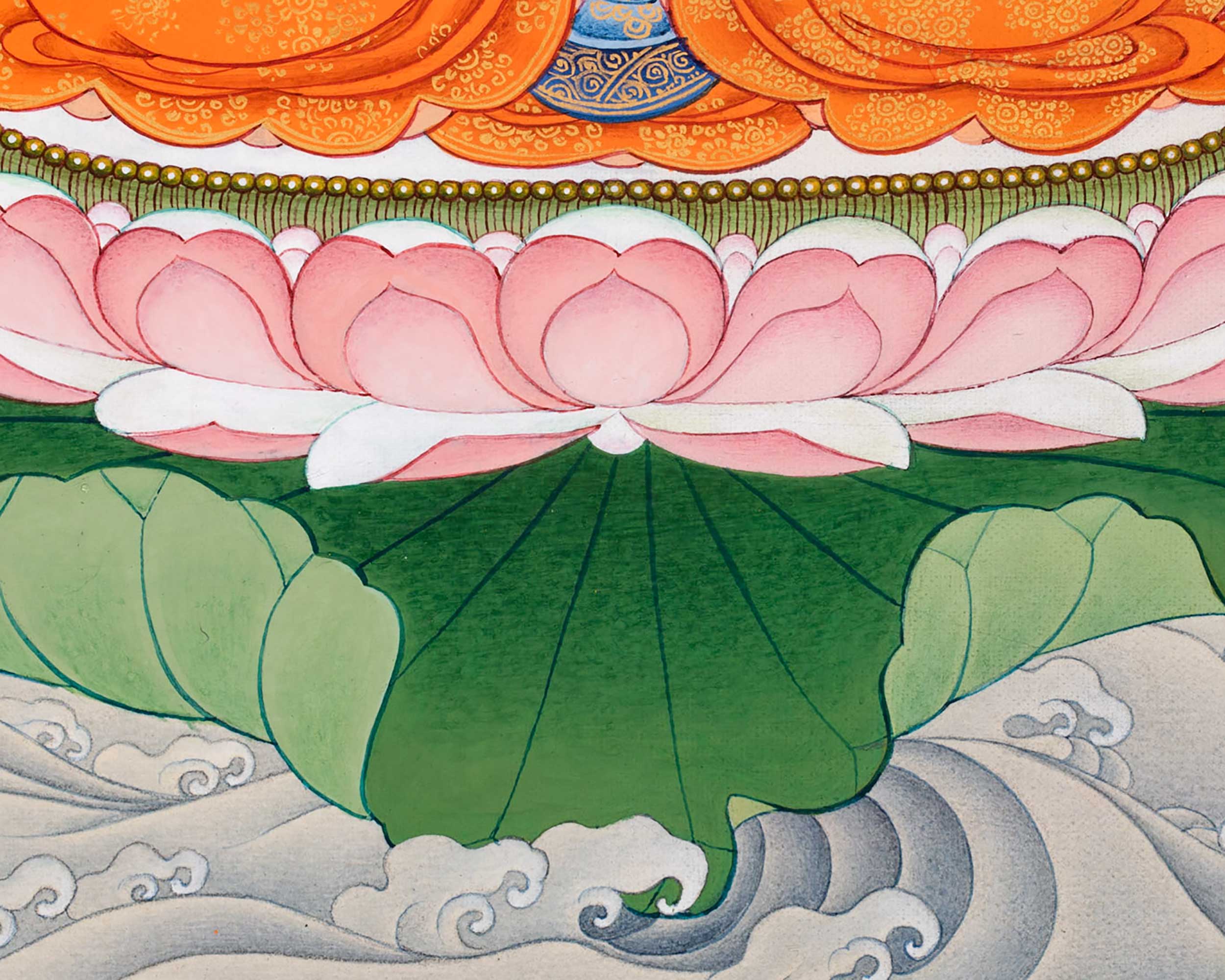 Divine Feminine, Red Tara Thangka | Traditional Tibetan For Wall Hanging Decoration