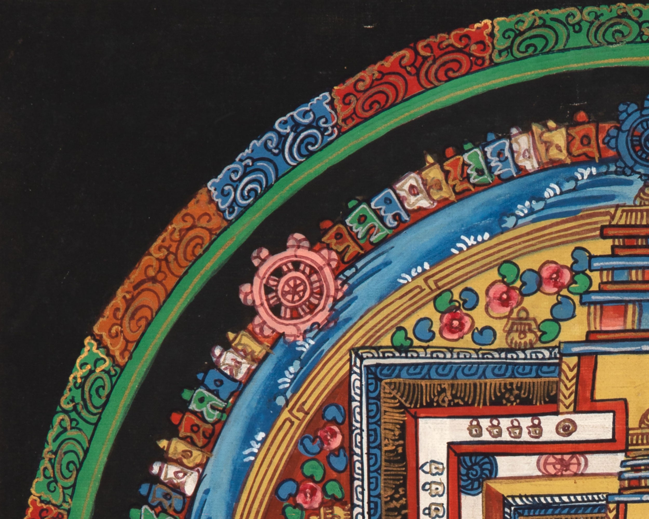 Kalachakra Mandala Artwork | Harmony and Spiritual Awakening