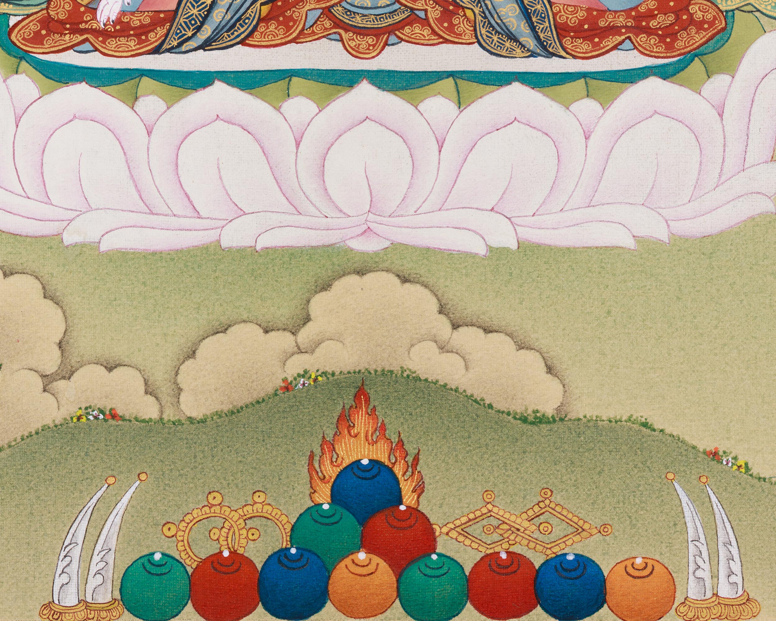 White Tara with Buddha Amitabha | The Divine Union of Compassion and Infinite Light