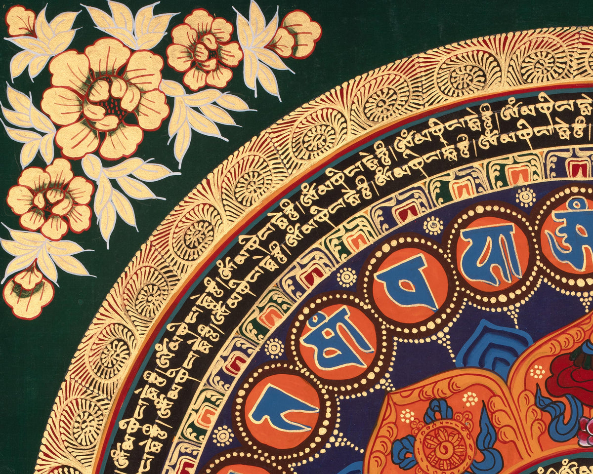 Eight Auspicious Symbols Mantra Mandala | The Universe and The Path To Enlightenment