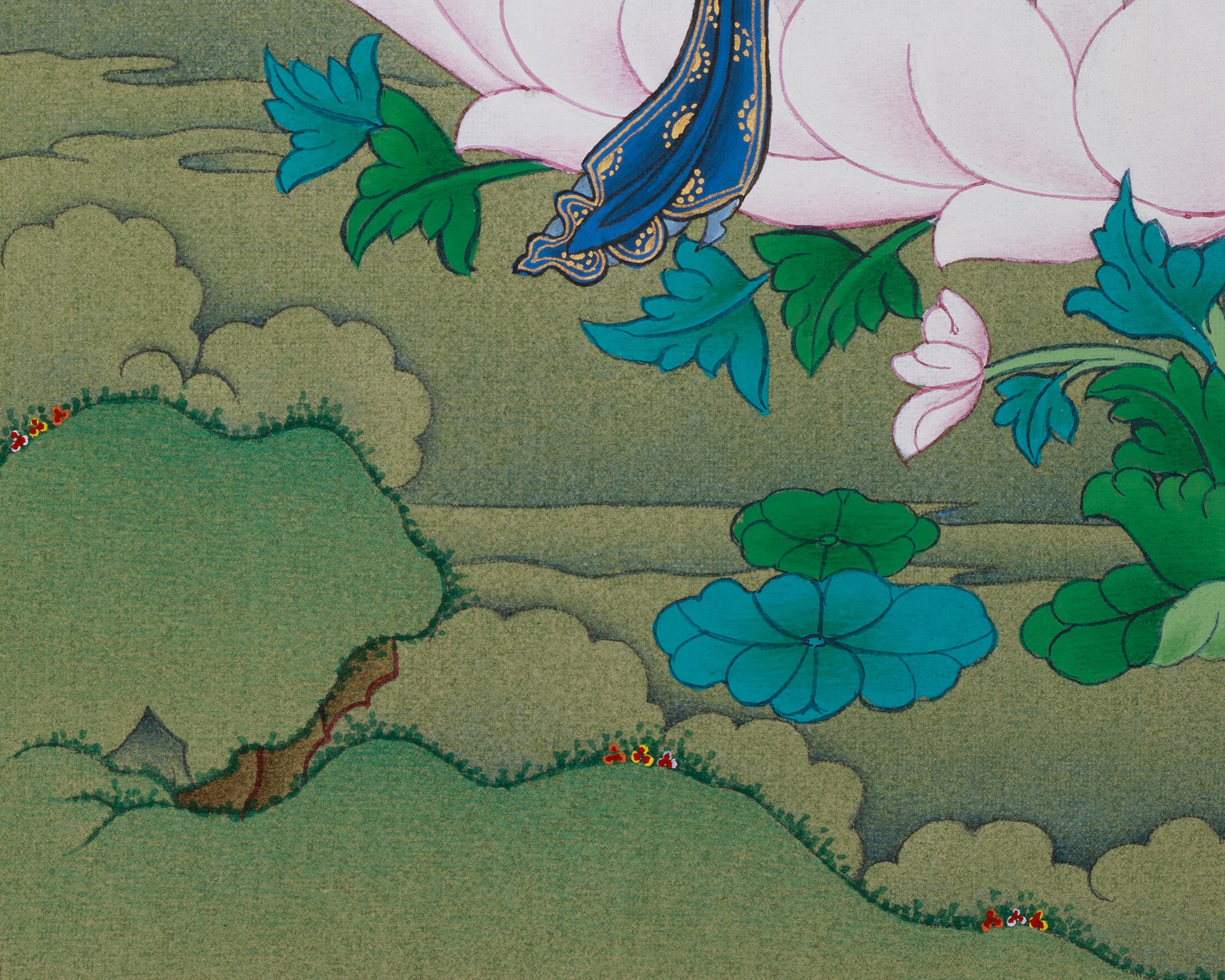 White Tara Goddess of Healing Thangka | A Divine Symbol of Compassion