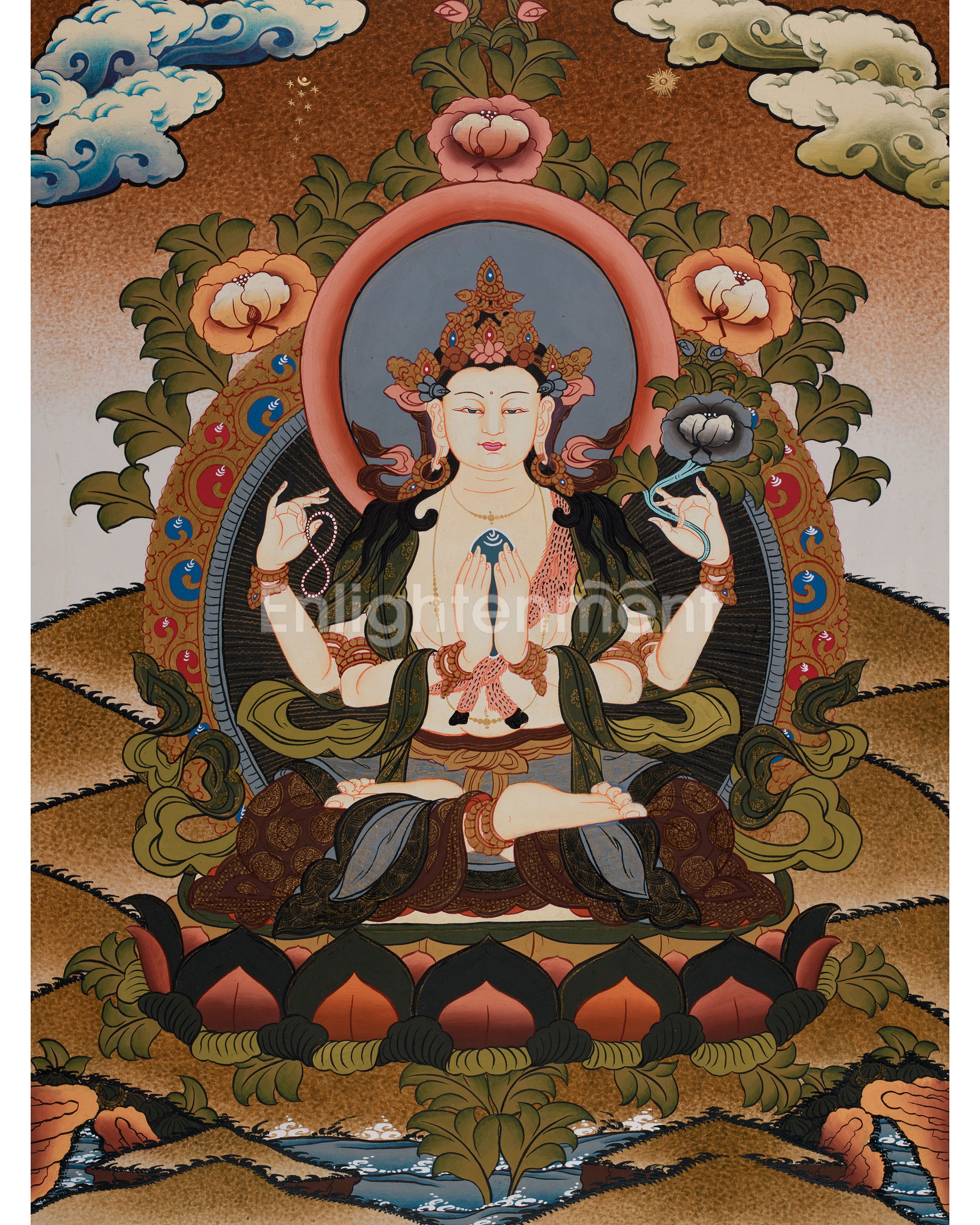 4 Armed Chenrezig Bodhisattva