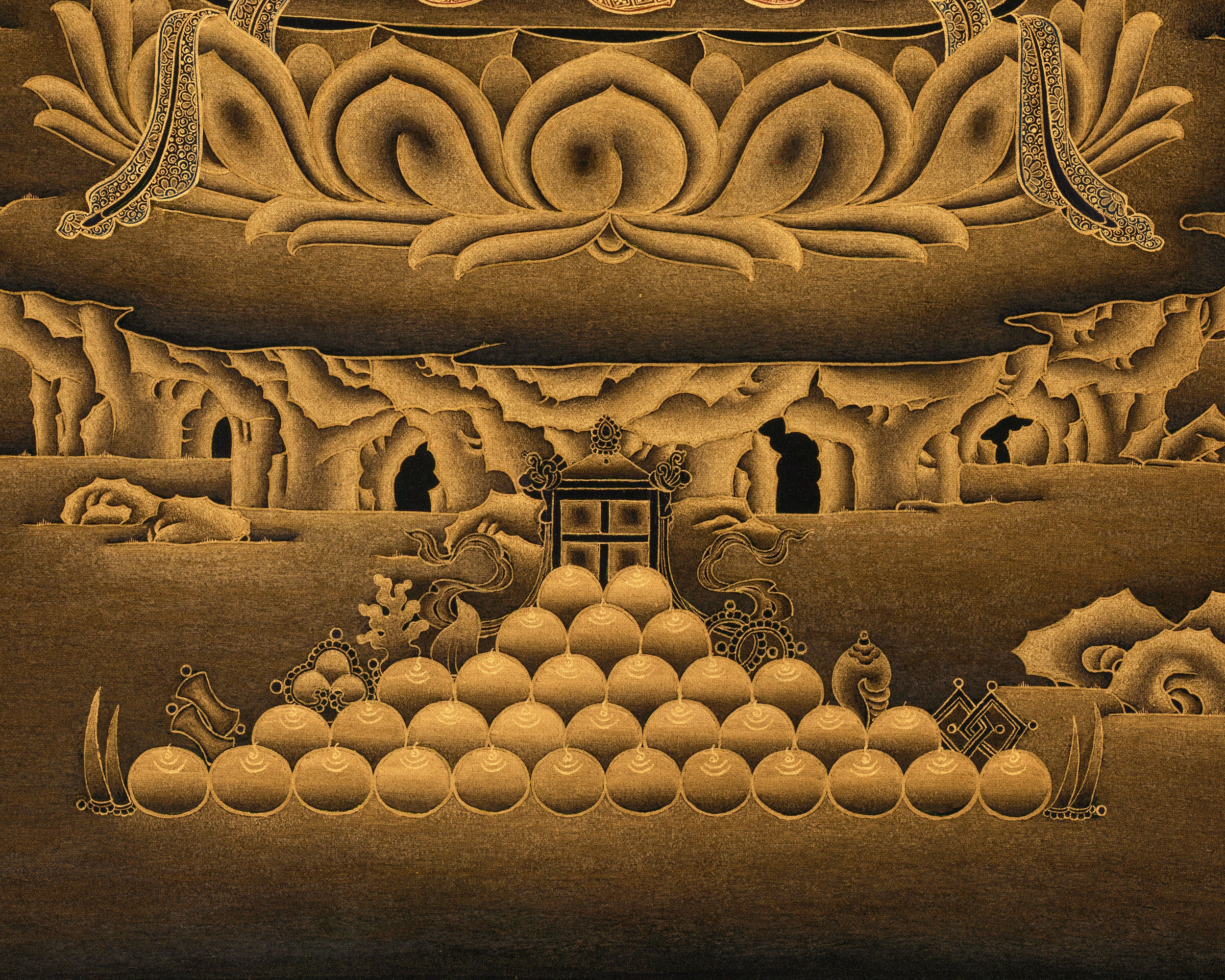 Sita Tara 24K Gold Thangka | Divine Feminine | Compassion and Healing Art