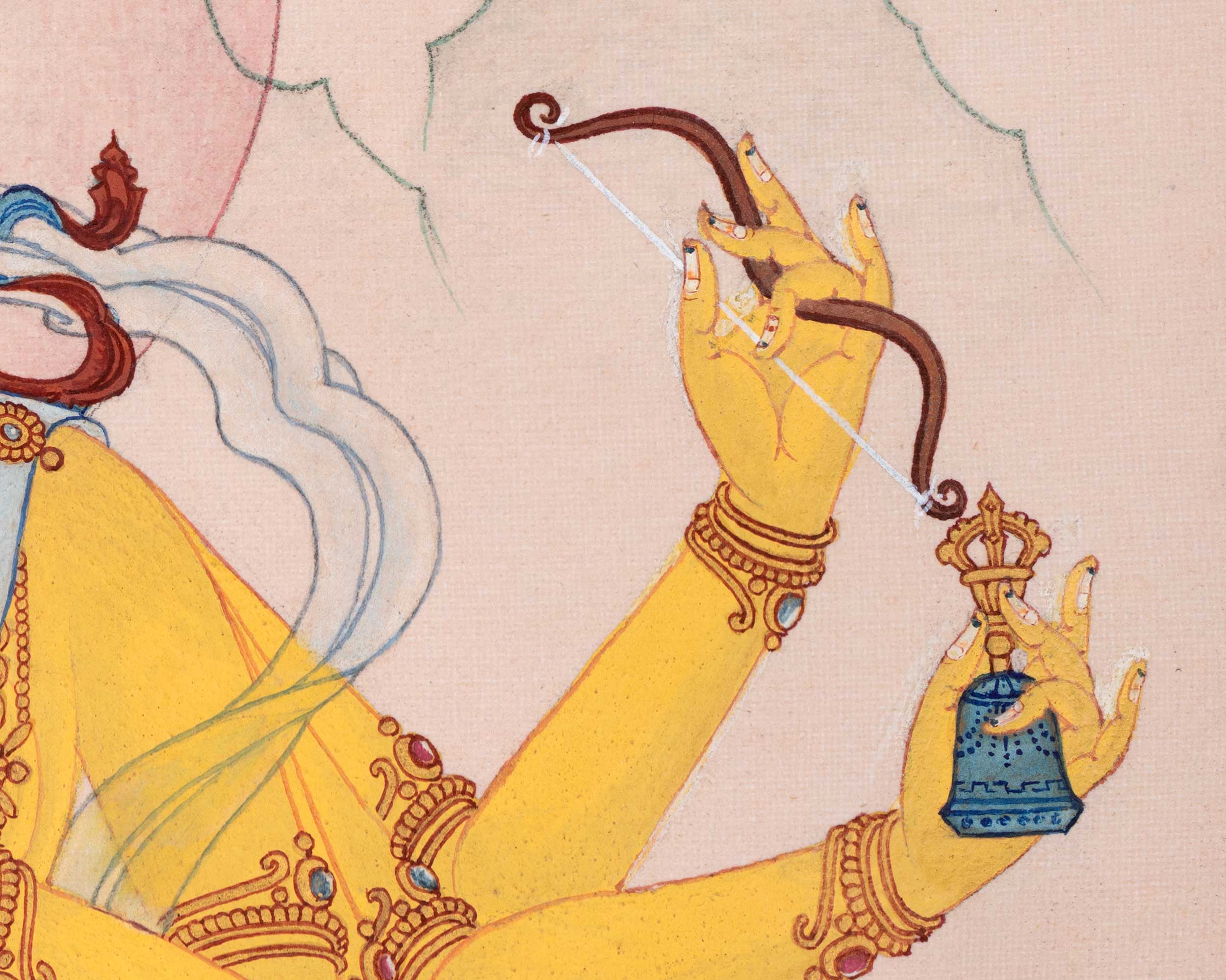 Kanakavarna Tara | 21 Tara of Surya Gupta Thangka