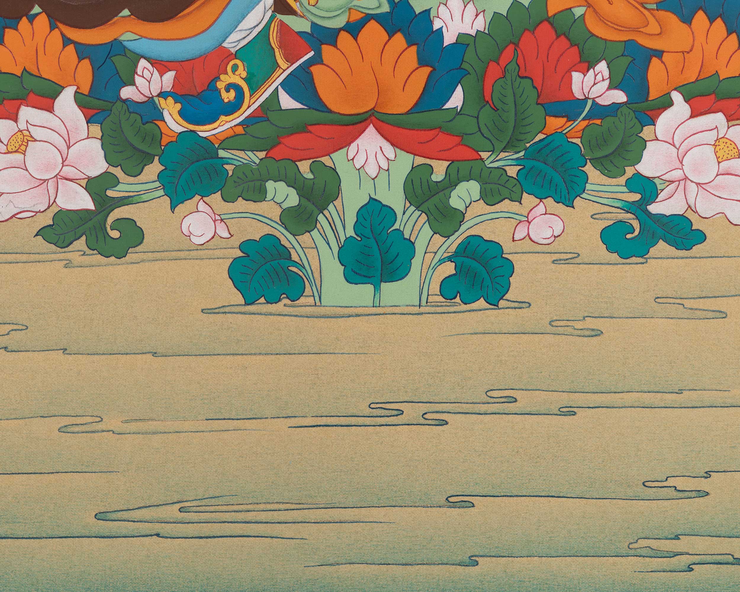 Guru Rinpoche Wall Hanging Thangka | Padmasambhava Buddhist Artwork