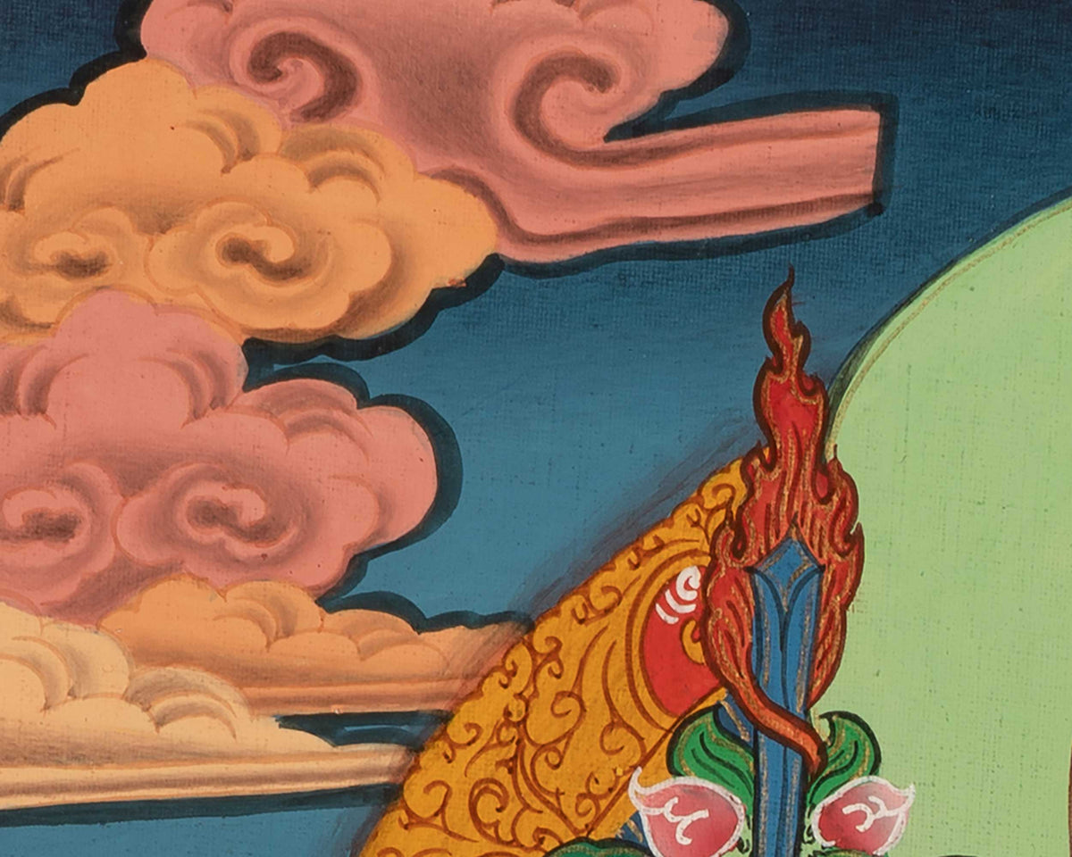 Tsongkhapa Tibetan Thangka | Art Painting for Meditation