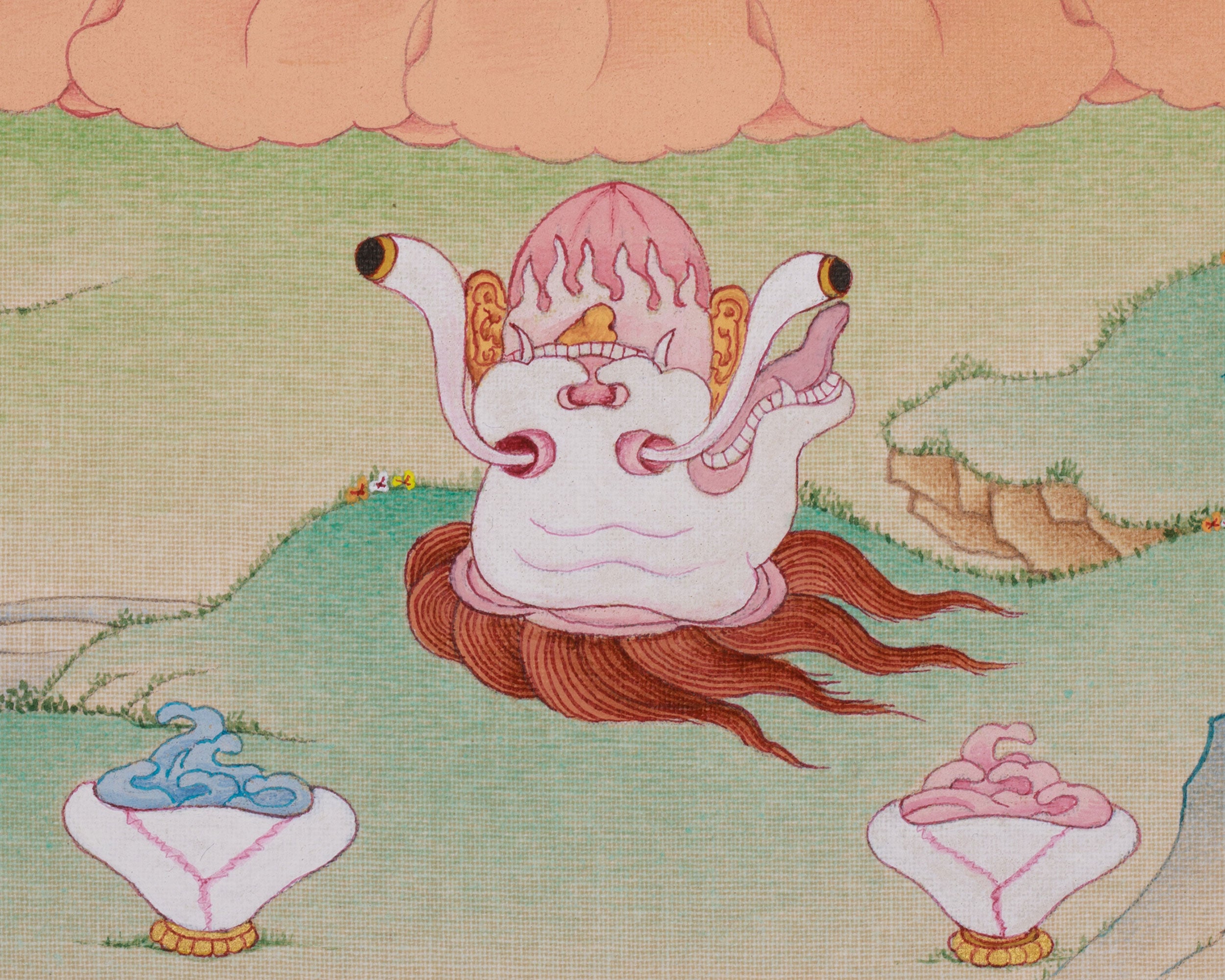 Hand-Painted Niguma Thangka | Lady of Illusion