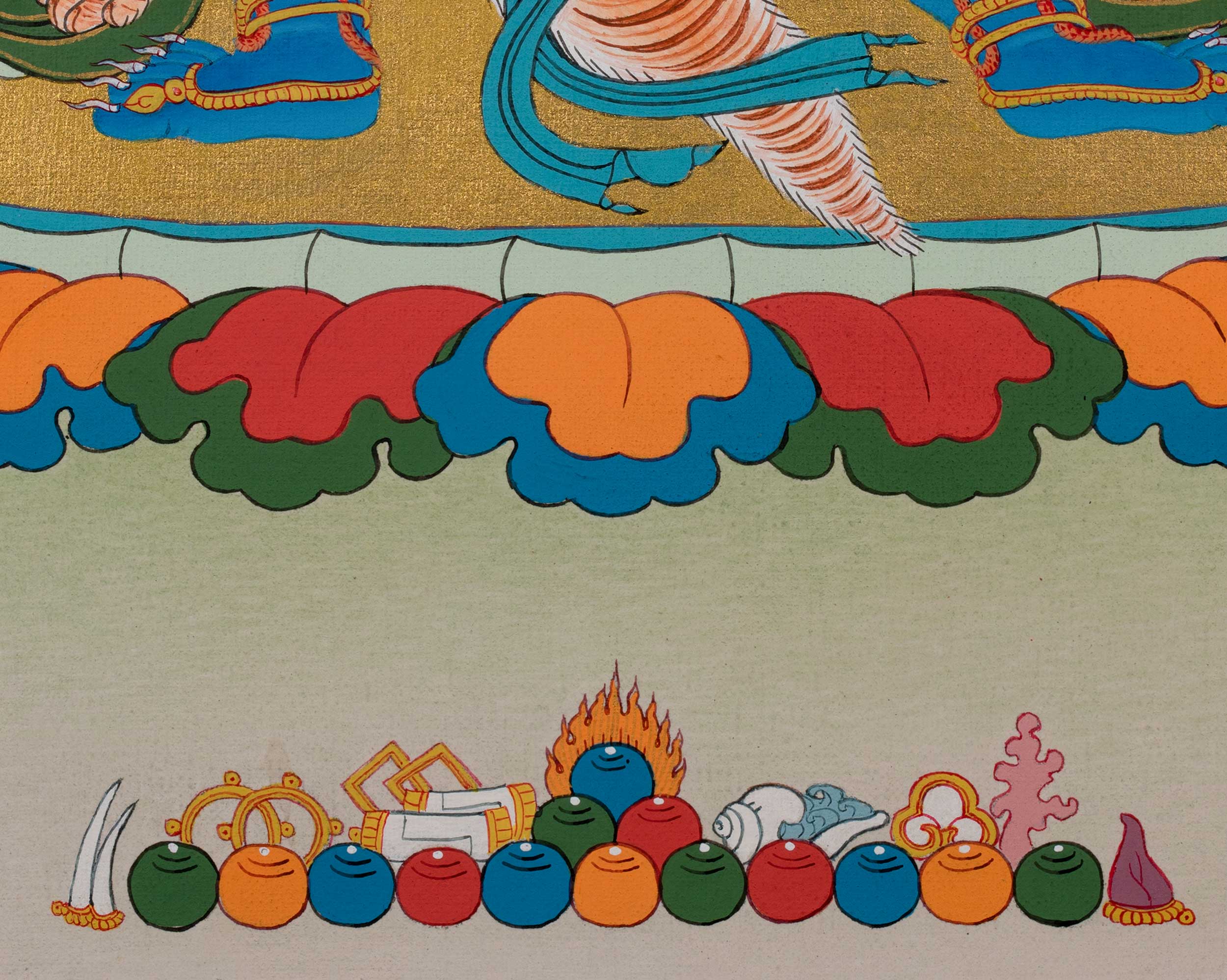 Bodhisattva Vajrapani Thangka | Tibetan Buddhist Art