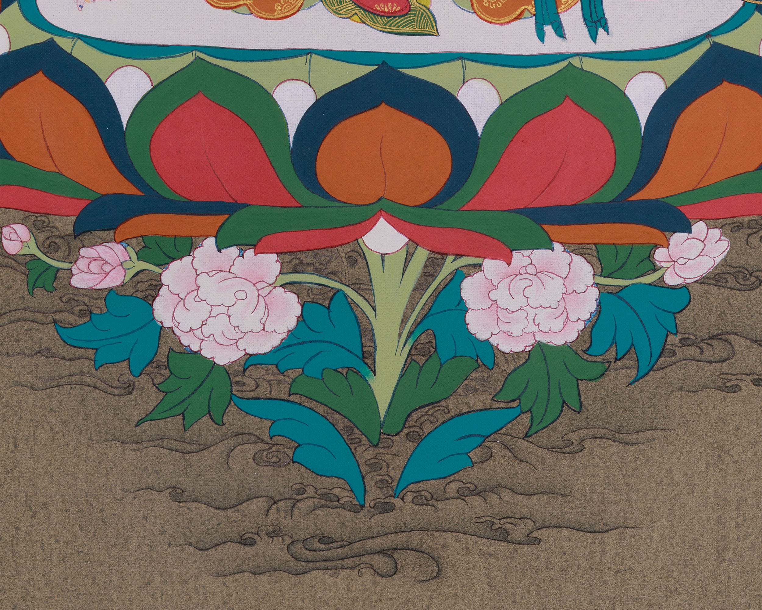 White Tara, Healing Goddess | Tibetan Artwork of Longevity and Protection