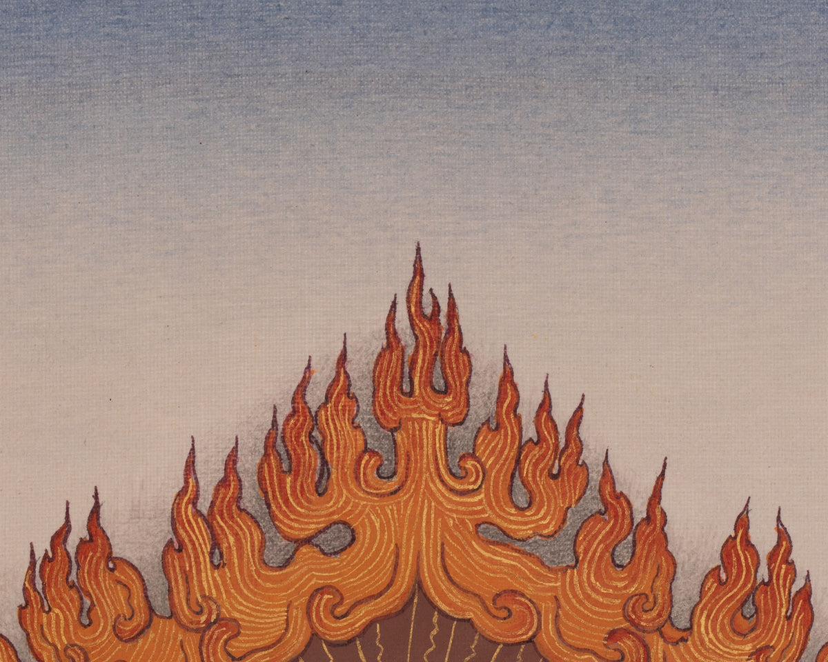 Chakrasamvara Spiritual Artwork | Represents The Highest State of Enlightenment And Supreme Bliss