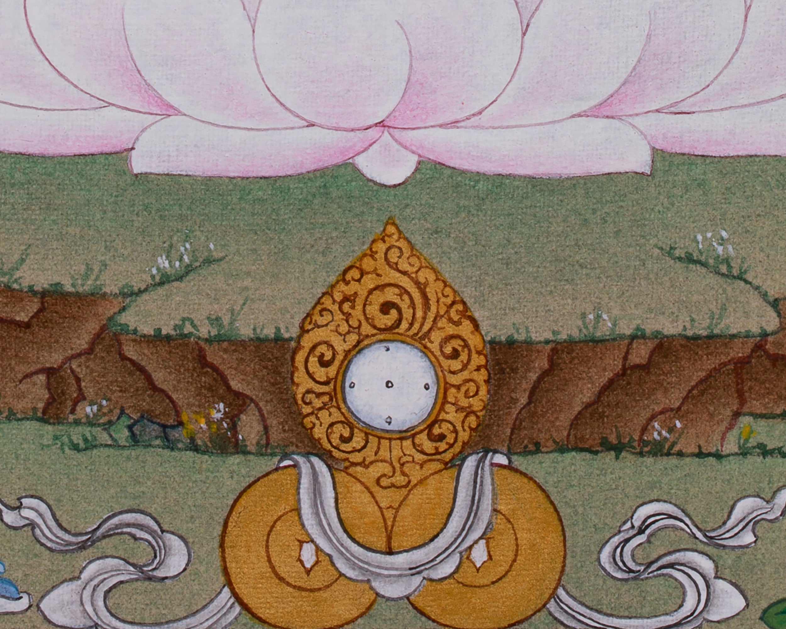 Peaceful Deity Shakyamuni Buddha Thangka | A Symbol of Enlightenment