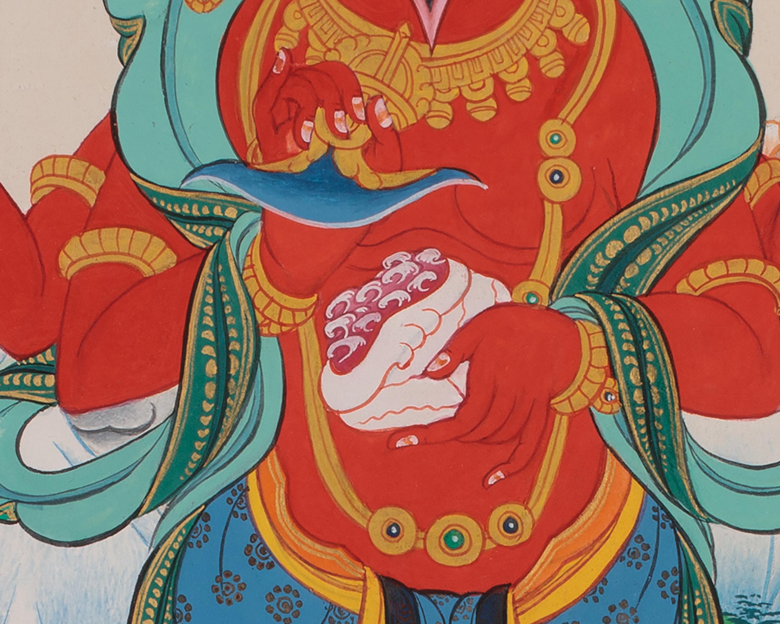 Garuda Thangka | Buddhist & Hindu Deity of Protection
