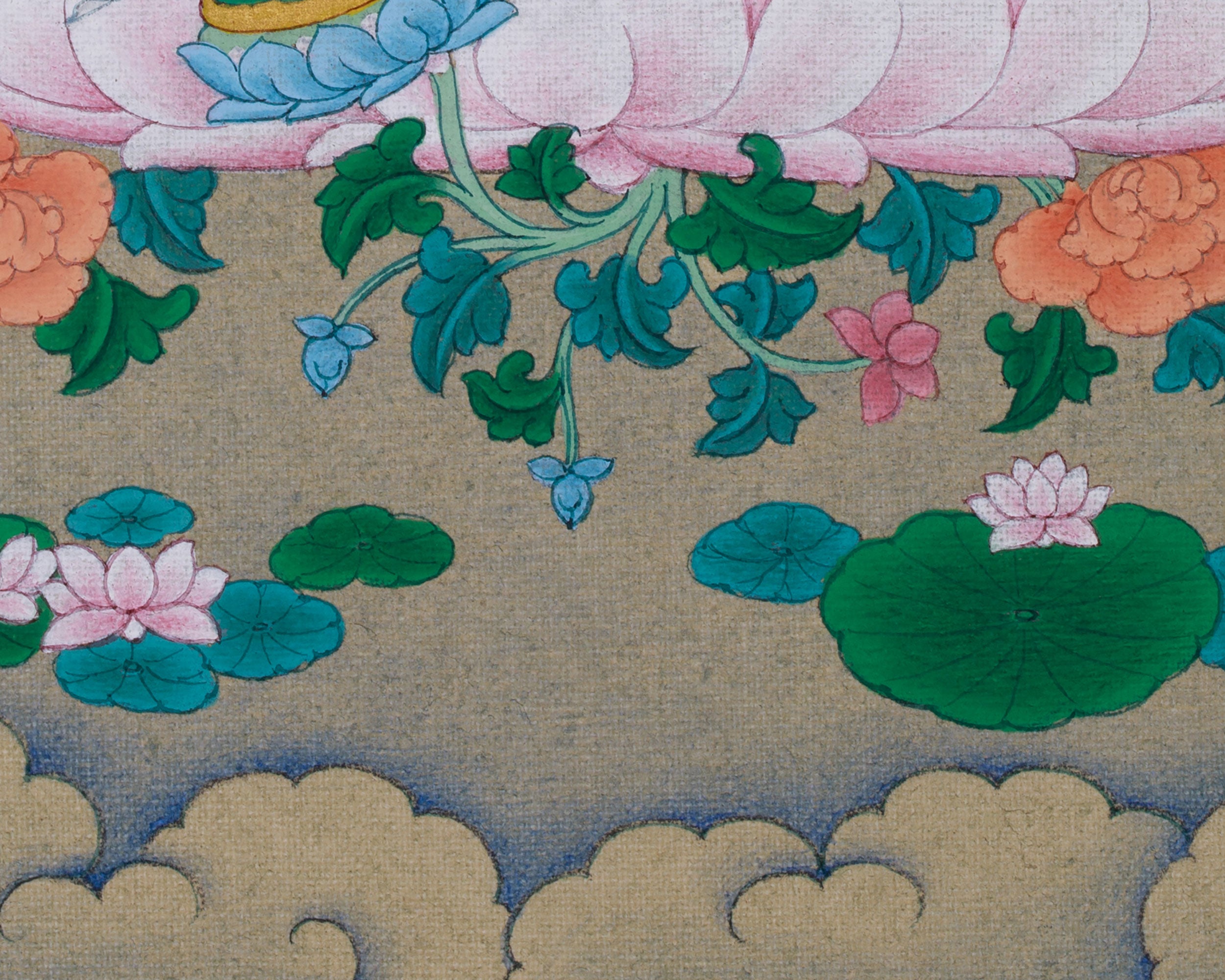 Mother Green Tara Buddha Thangka | Female Bodhisattva of Protection and Swift Aid