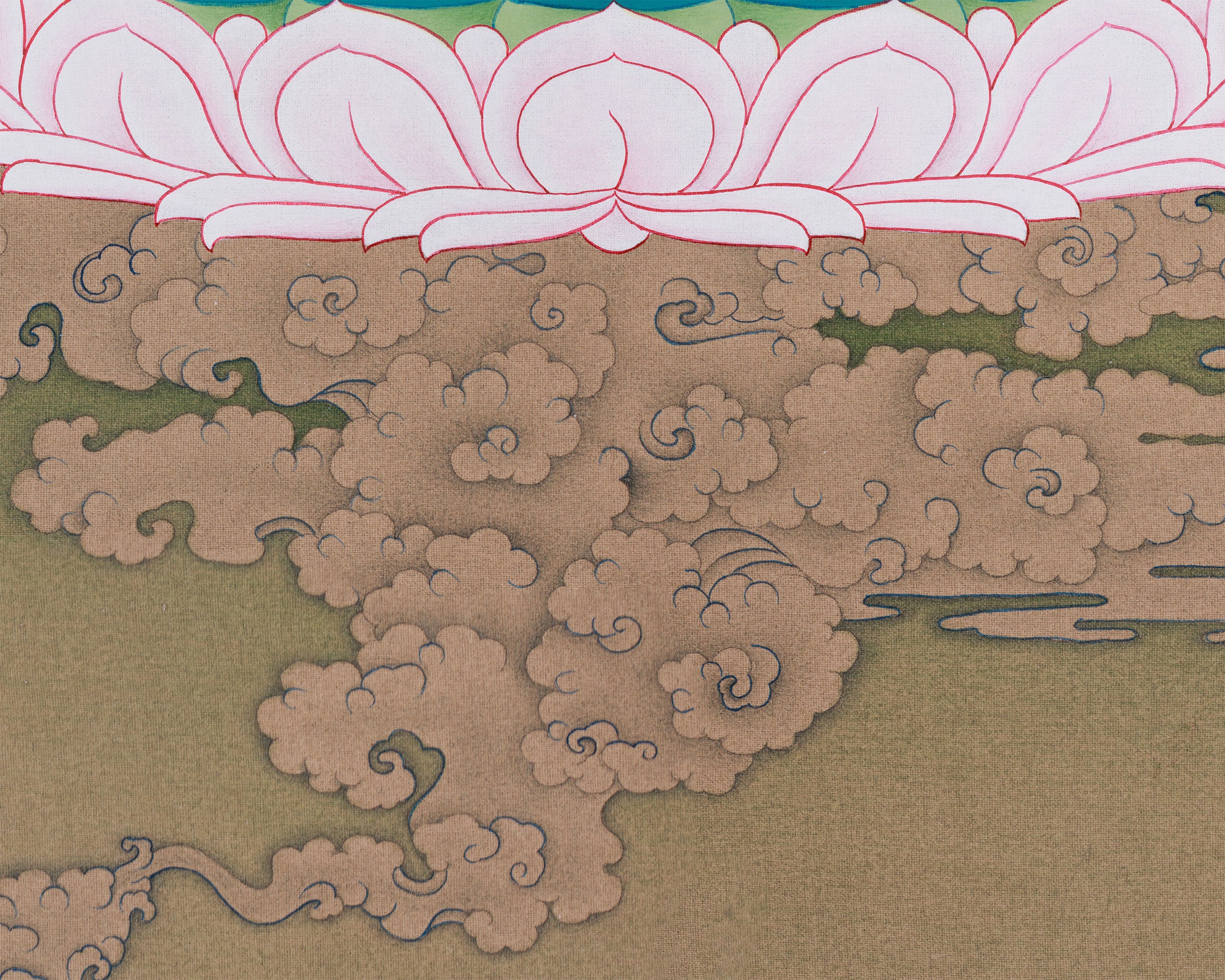 Hand-Painted Bodhisattva Chenrezig Buddha | Compassionate Deity for Healing and Peace