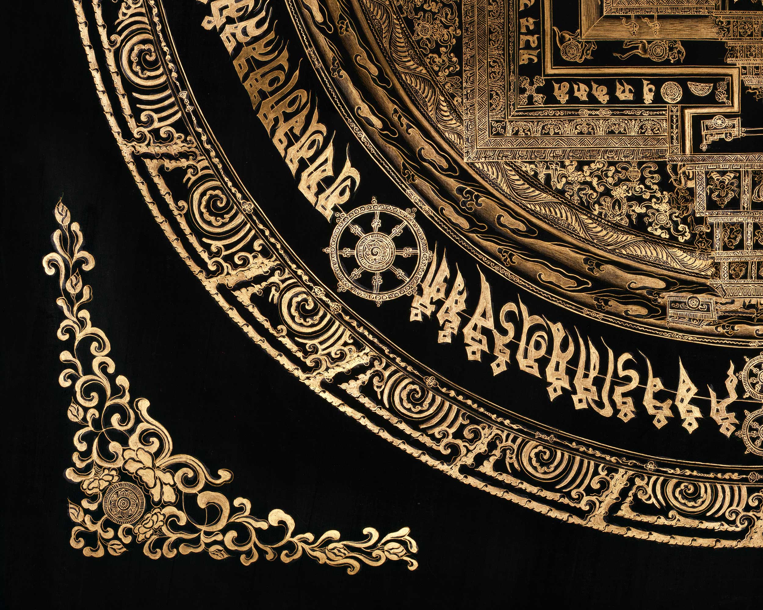 Exquisite Kalachakra Mandala, Wheel of Time | Symbolizing Cosmic Balance and Transformation