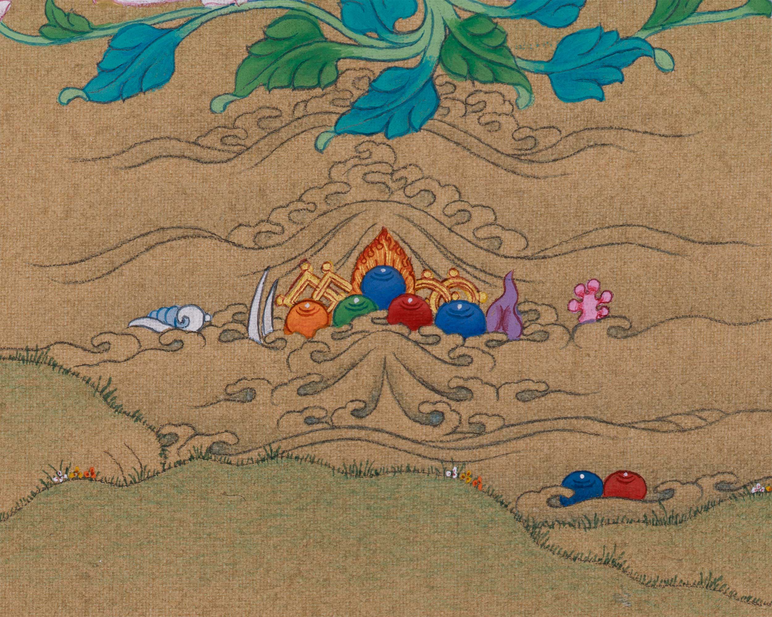 Purification Buddha, Vajrasattva Thangka (Second Payment) (2/3 payment of the total Amount)