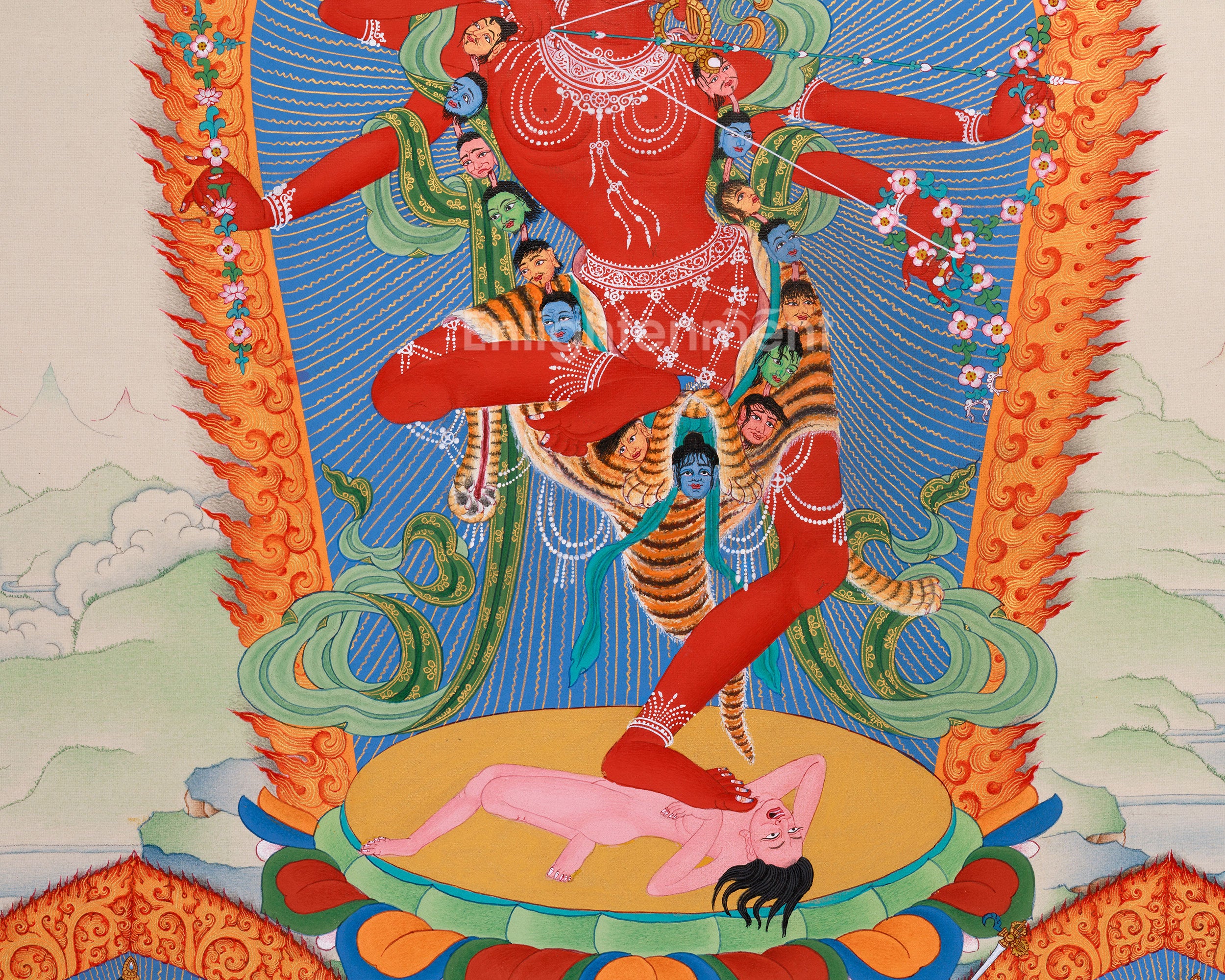 Kurukulla, Takirajja & Ganesha, Dynamic Three of Magnetizing deities of Vajrayana
