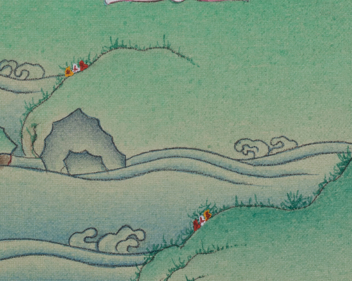 Vajrasattva Traditional Thangka | Sacred Symbol of Purification and Enlightened Wisdom