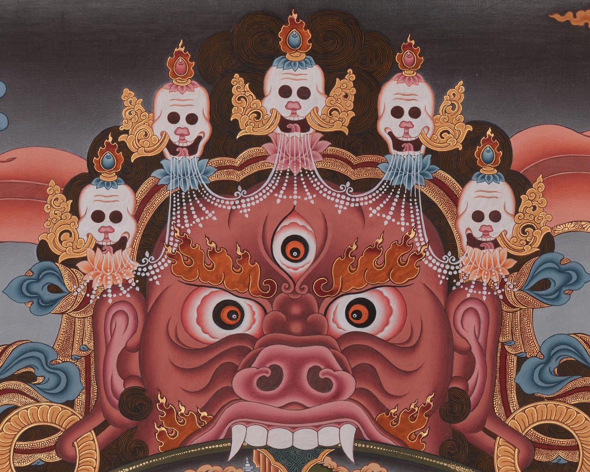 Wheel of Life Meditation Art | Represents The Endless Cycle Of Birth, Suffering, Death, And Rebirth