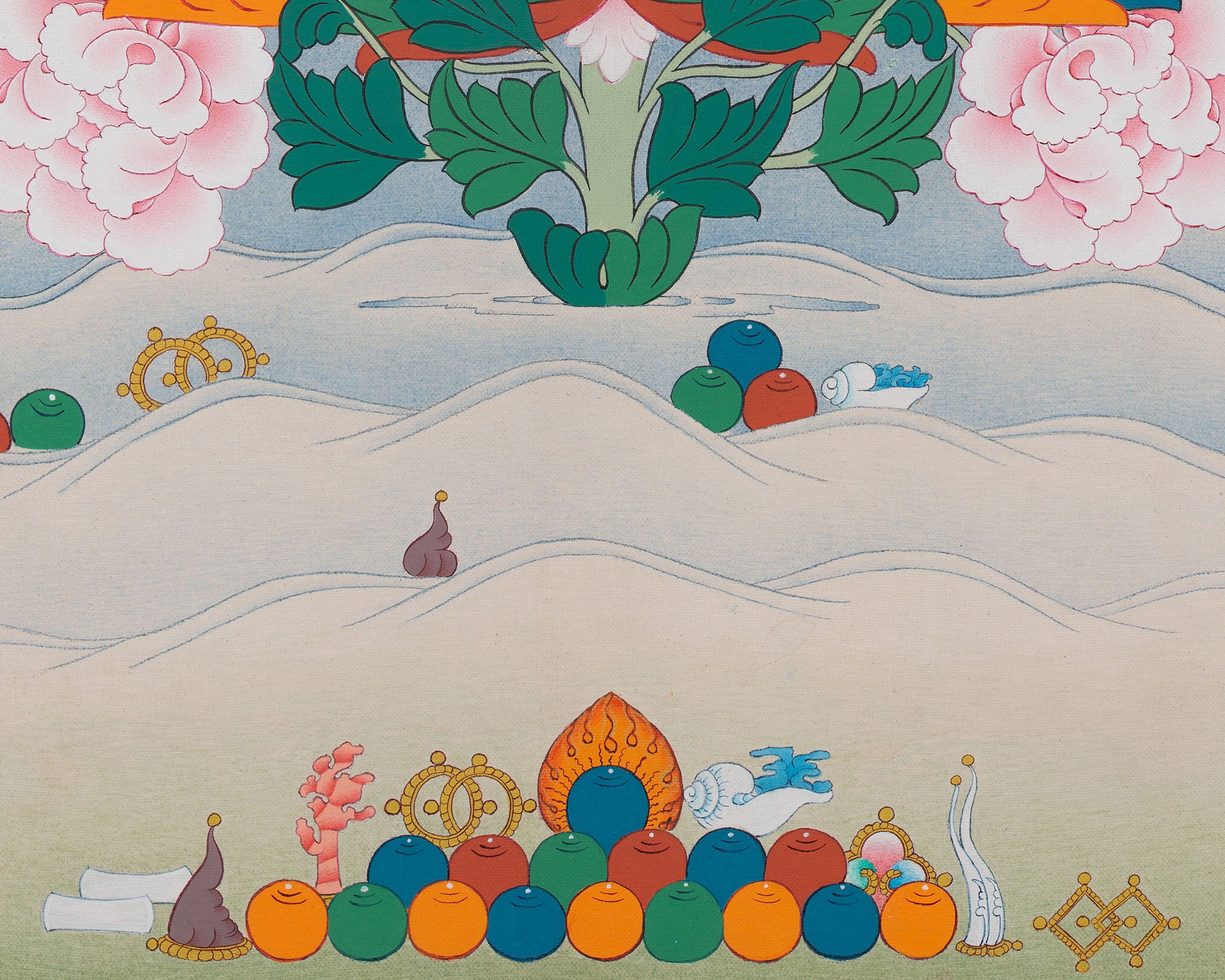 Guru Rinpoche with Consort, Yeshe Tsogyal | Union of Wisdom and Compassion