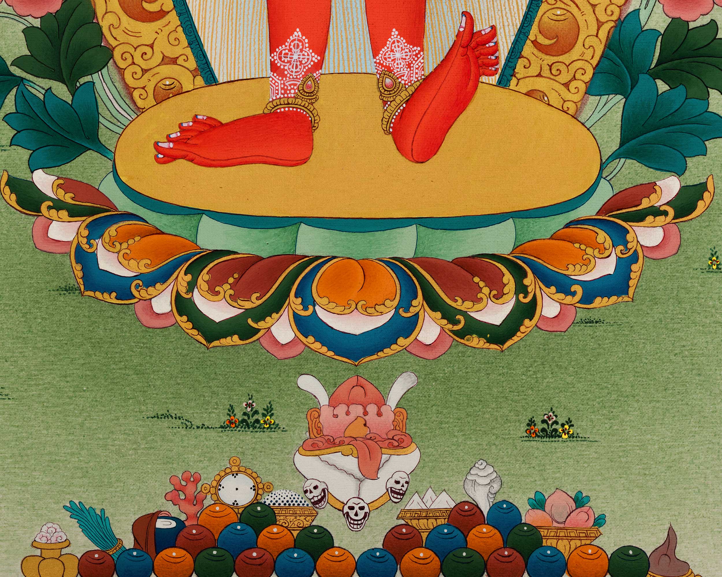 Yumka Dechen Gyalmo Thangka | Dakini thangka | High Quality Thangka Print