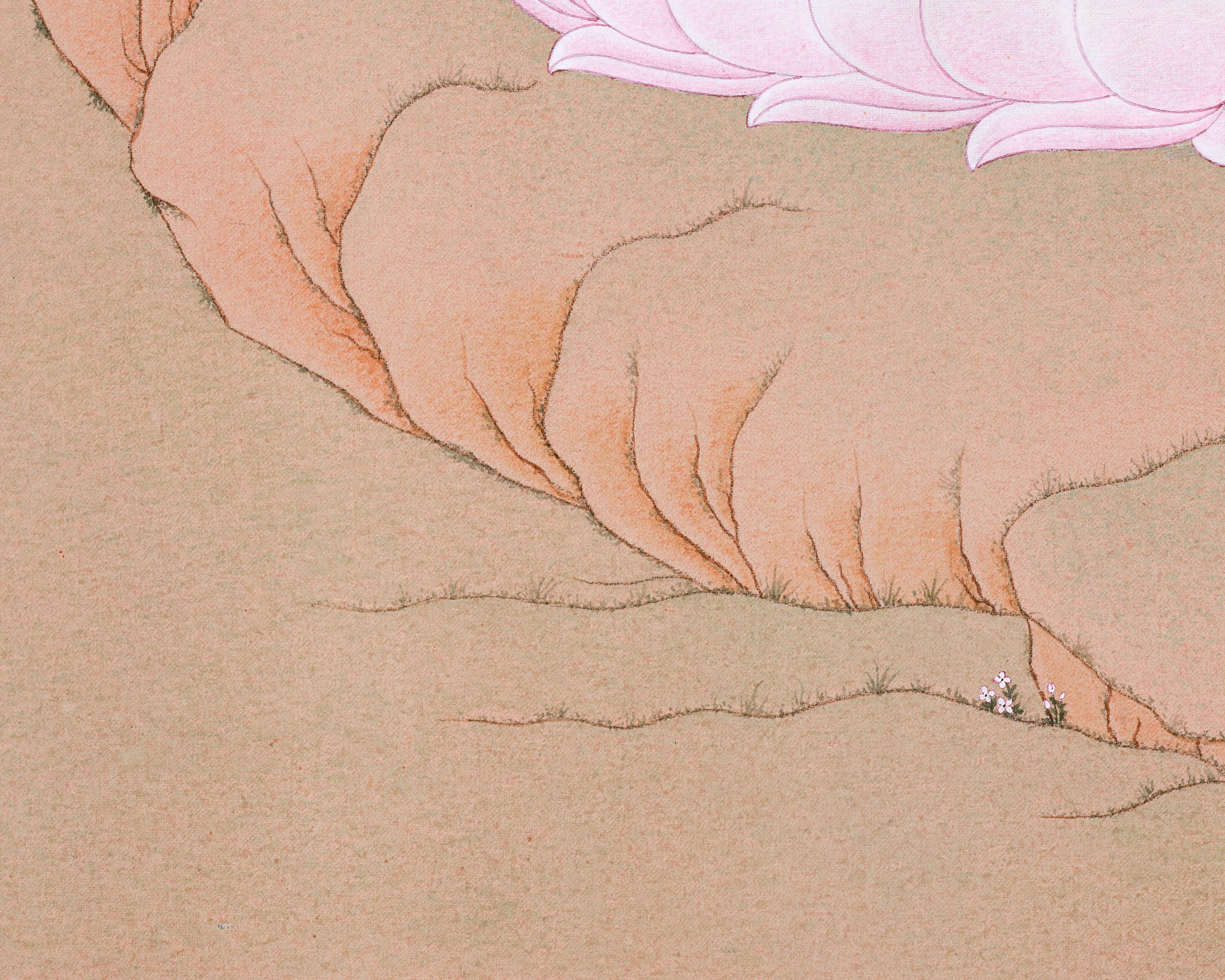 Hand-Painted Gautam Buddha Thangka | Tibetan Karma Gadri Art