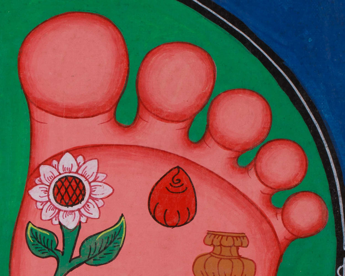Buddha's Feet Laden | Auspicious Signs