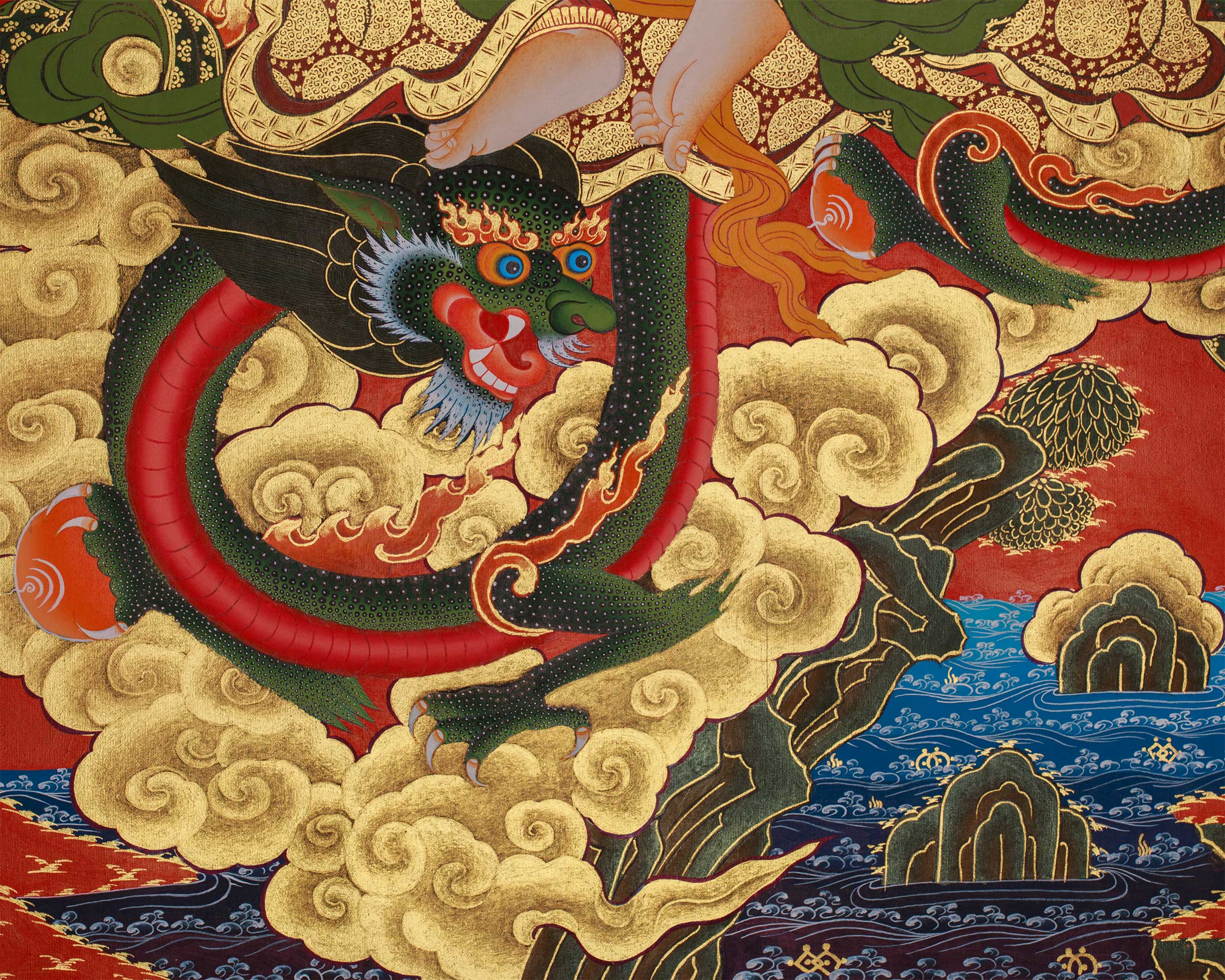 Guardian of Prosperity, White Dzambhala | Wealth Deity of Generosity and Protection