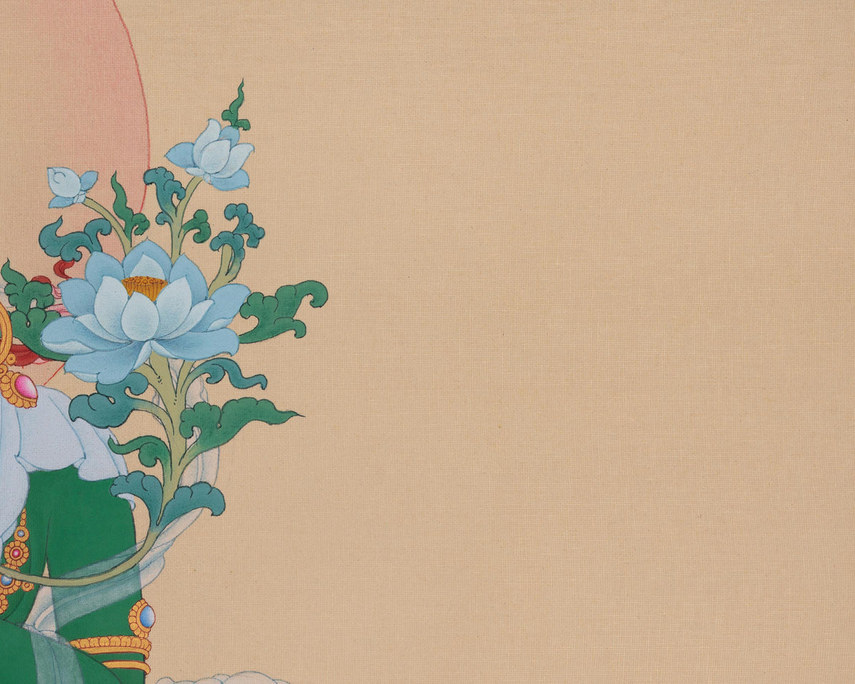 Green Tara Swift Liberator Thangka | Shyama Tara | Symbolize Compassion in Action