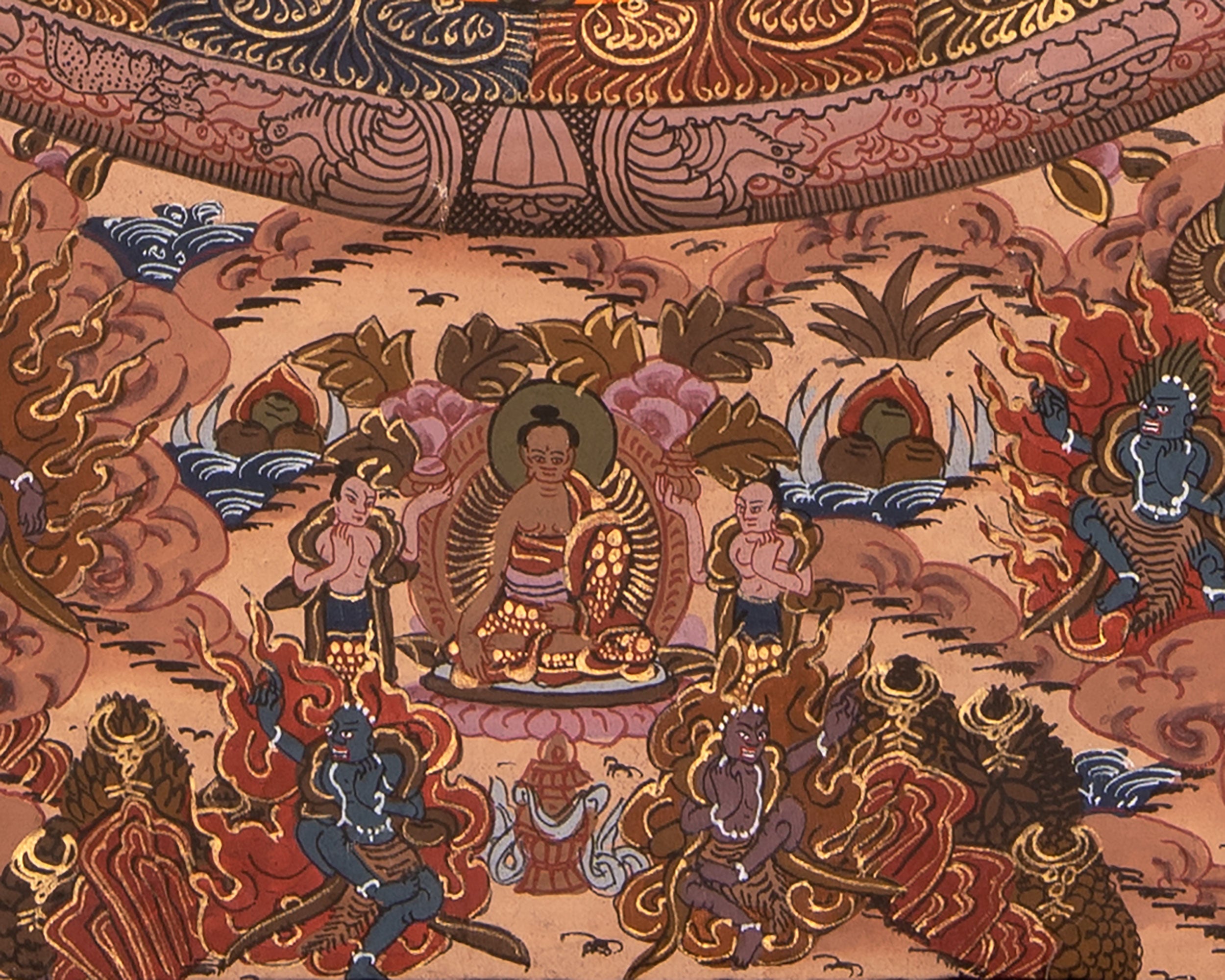 Buddhist Deity Mandala Thangka | A Gateway to Inner Awakening