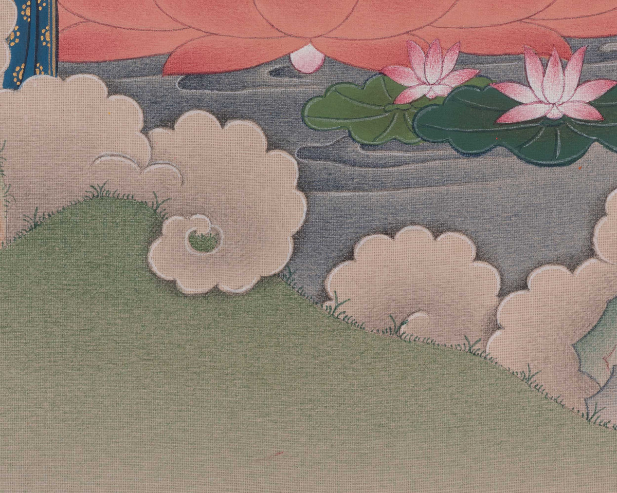 Manjushri Sacred Buddhist Art | Wisdom Deity | Vajrayana Buddhism