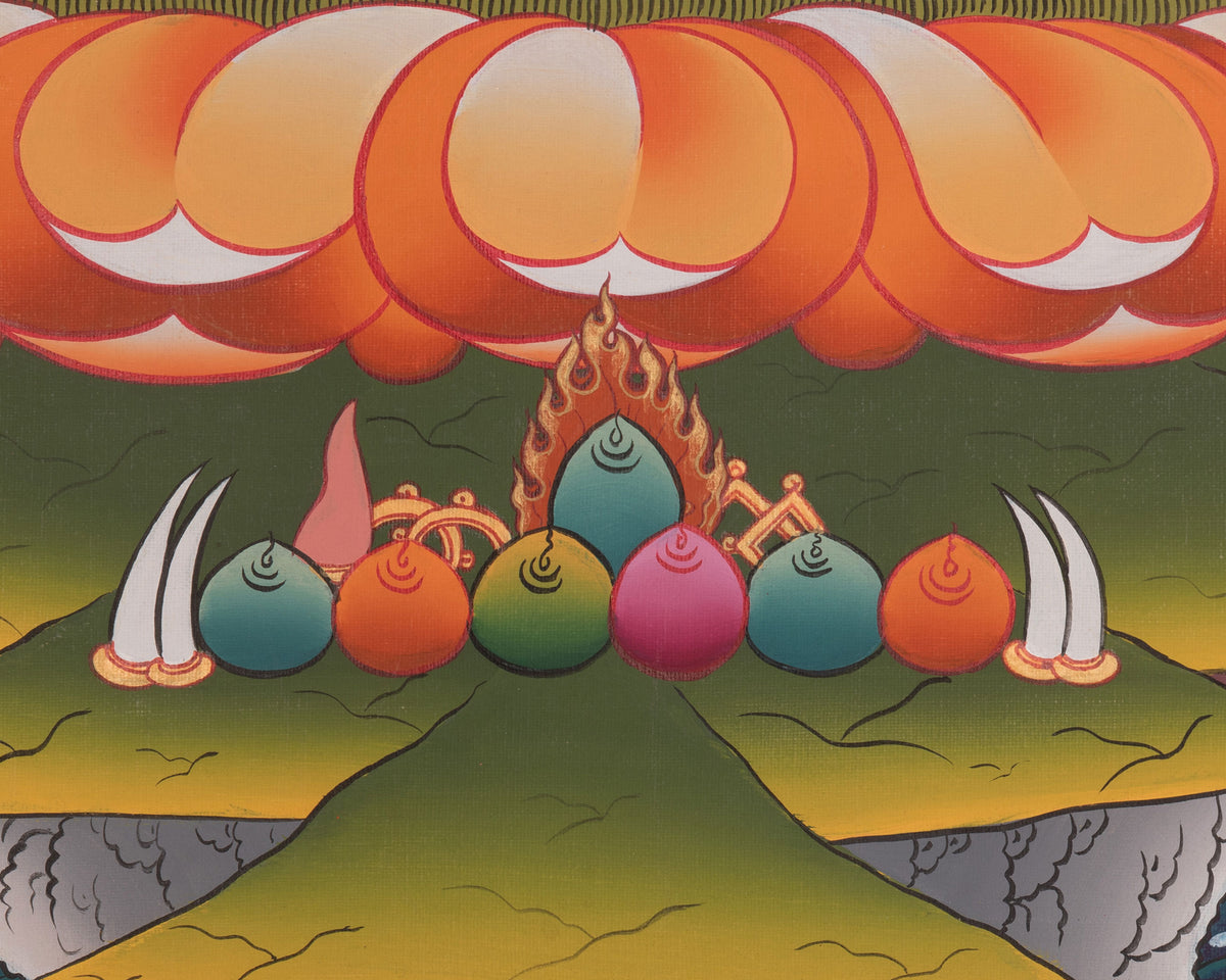 Sacred Kurukulla Thangka | Tantric Goddess Of Attraction | Red Tara
