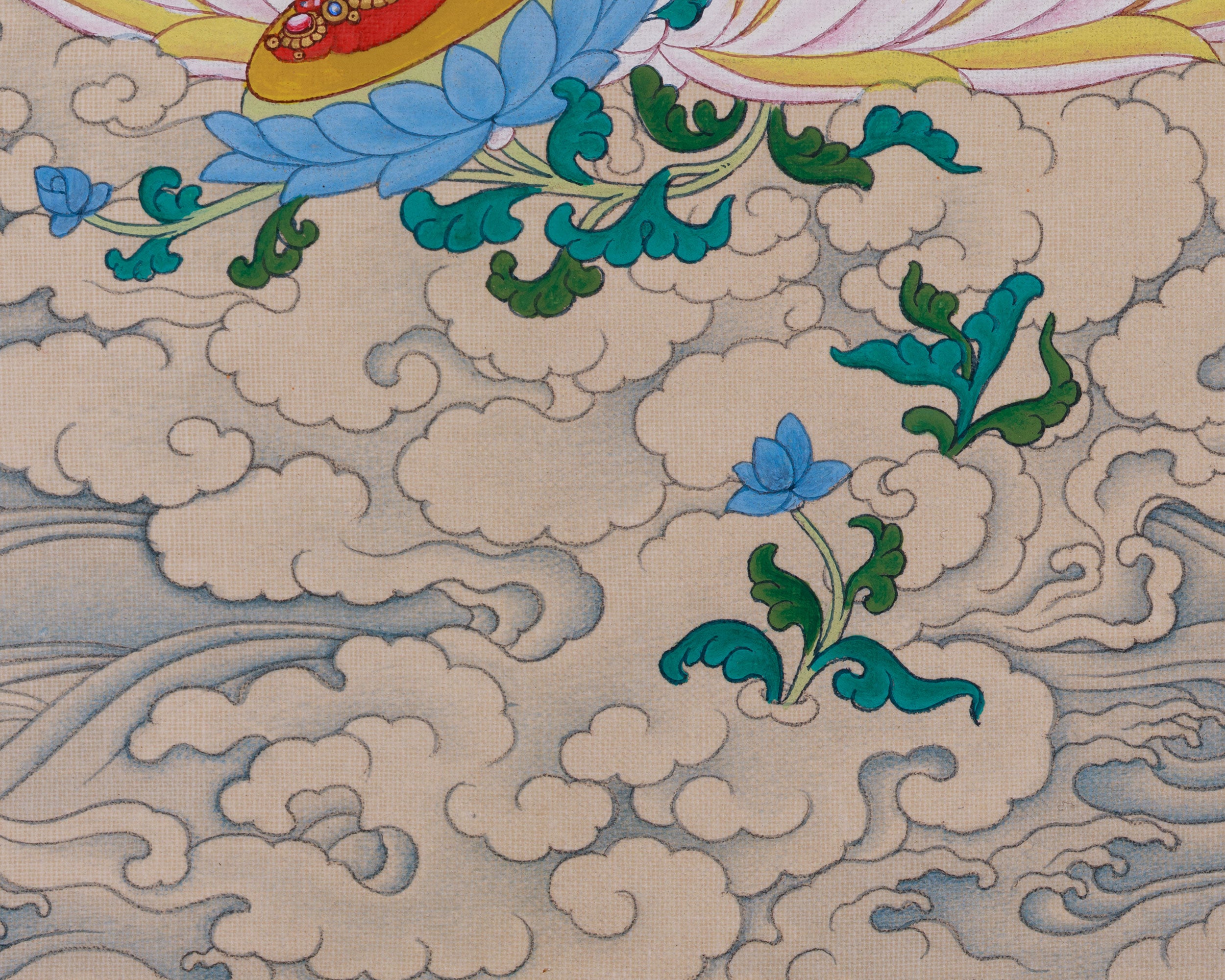 33 cm Red Tara Artwork | Tantric Goddess of Protection and Compassion