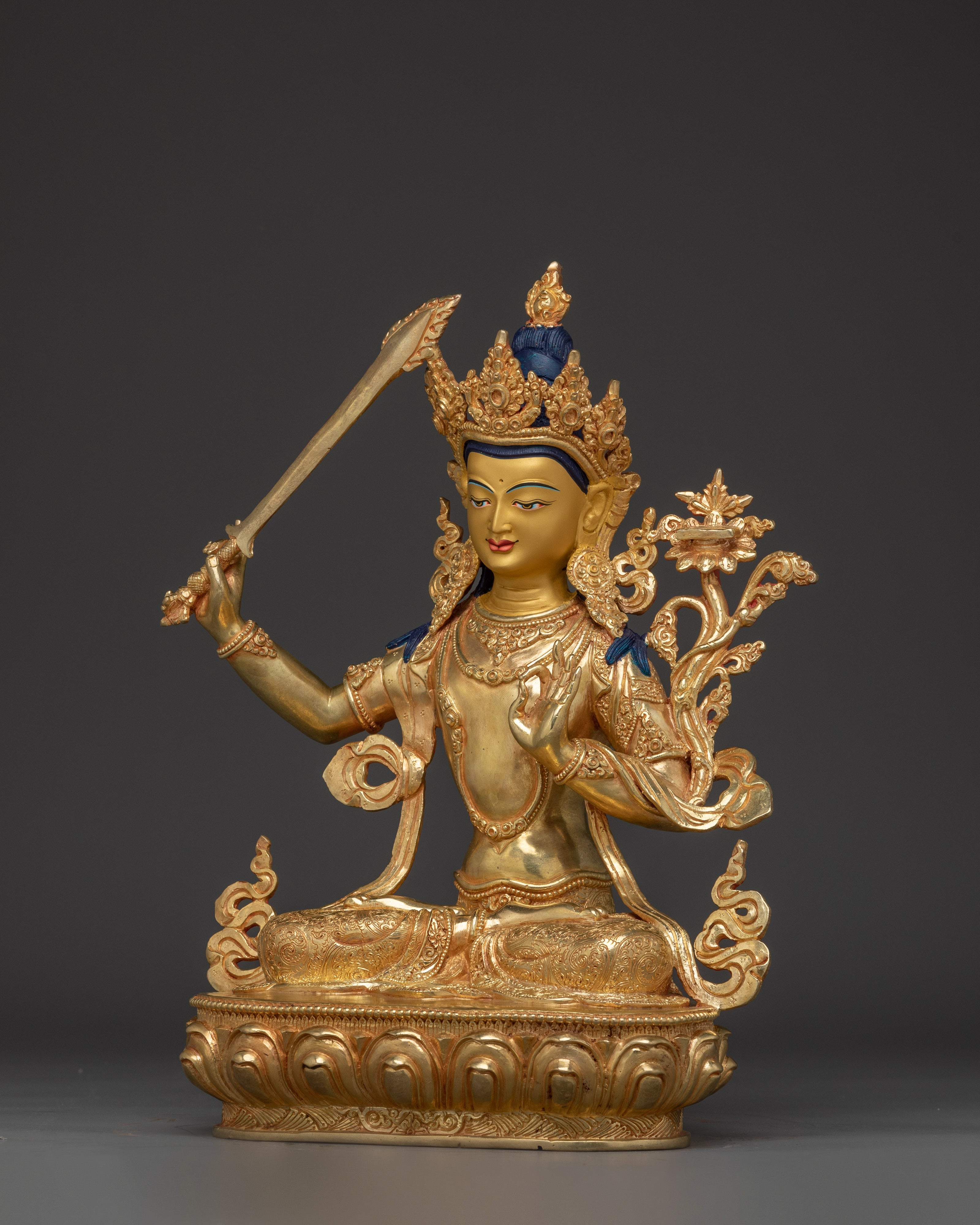 Dharma Protector Manjushri Artwork | Bodhisattva of Transcendent Wisdom
