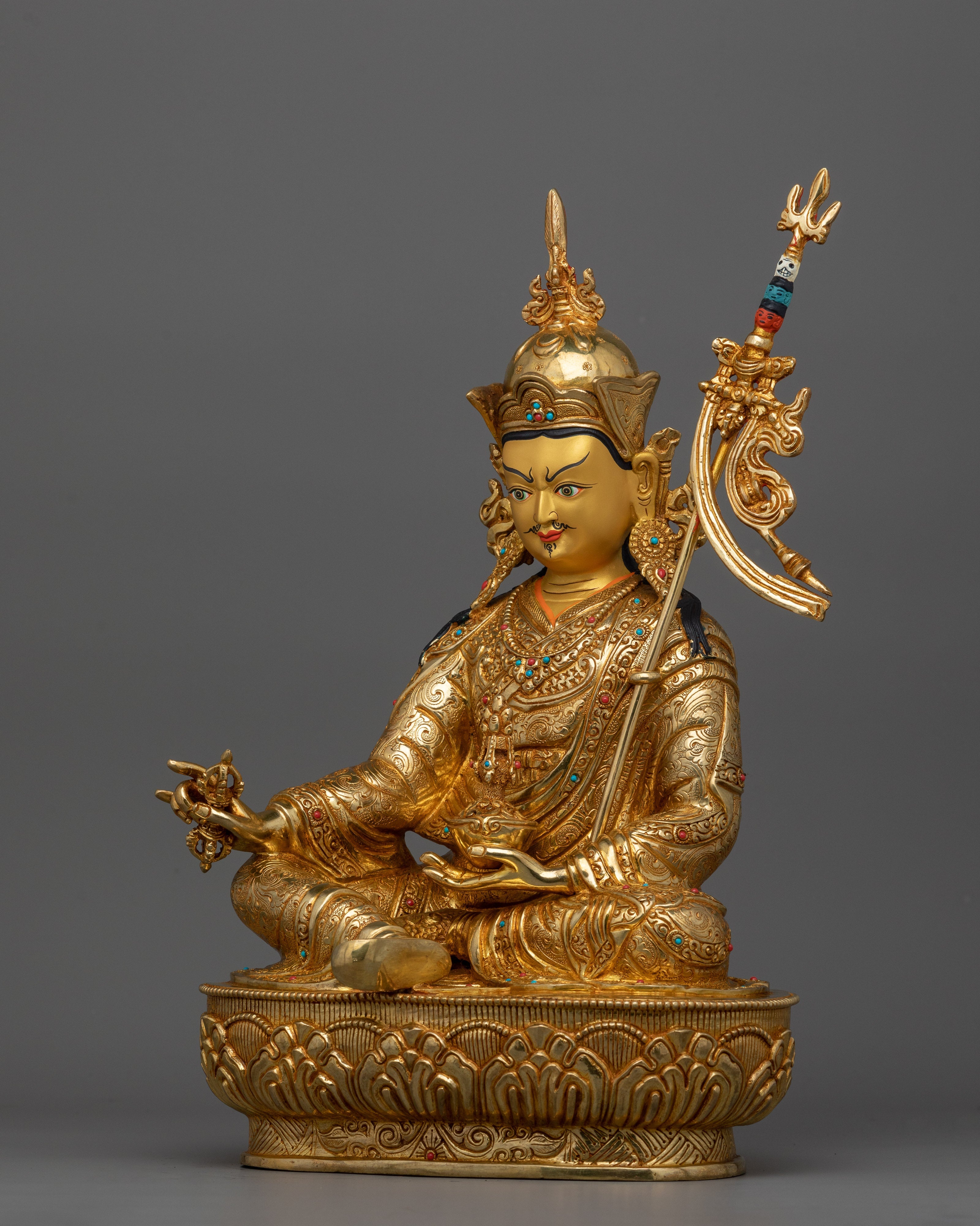 Lotus Born Guru Rinpoche Buddha Statue | Founder of Tibetan Buddhism
