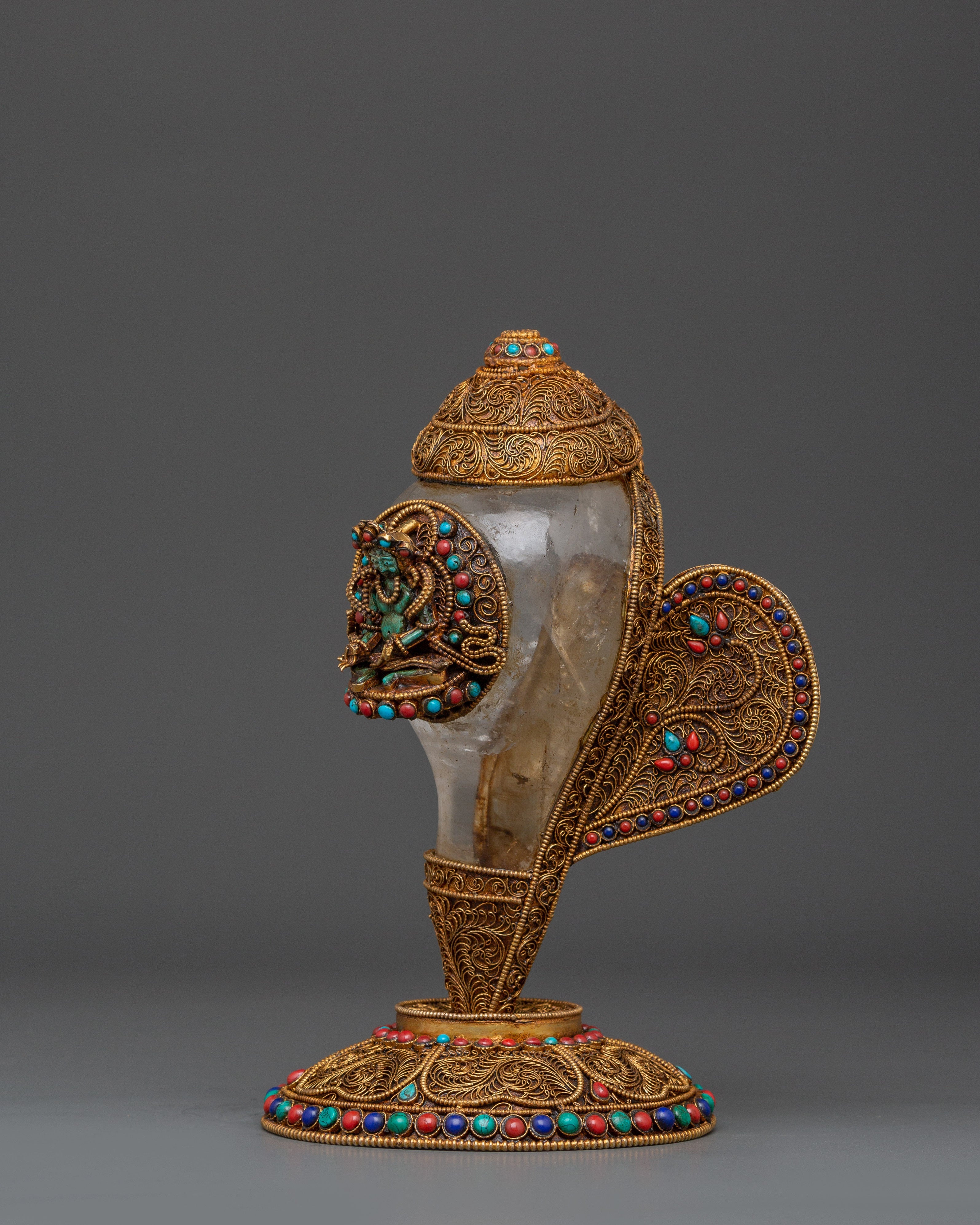 Crystal Conch Shell for Meditation