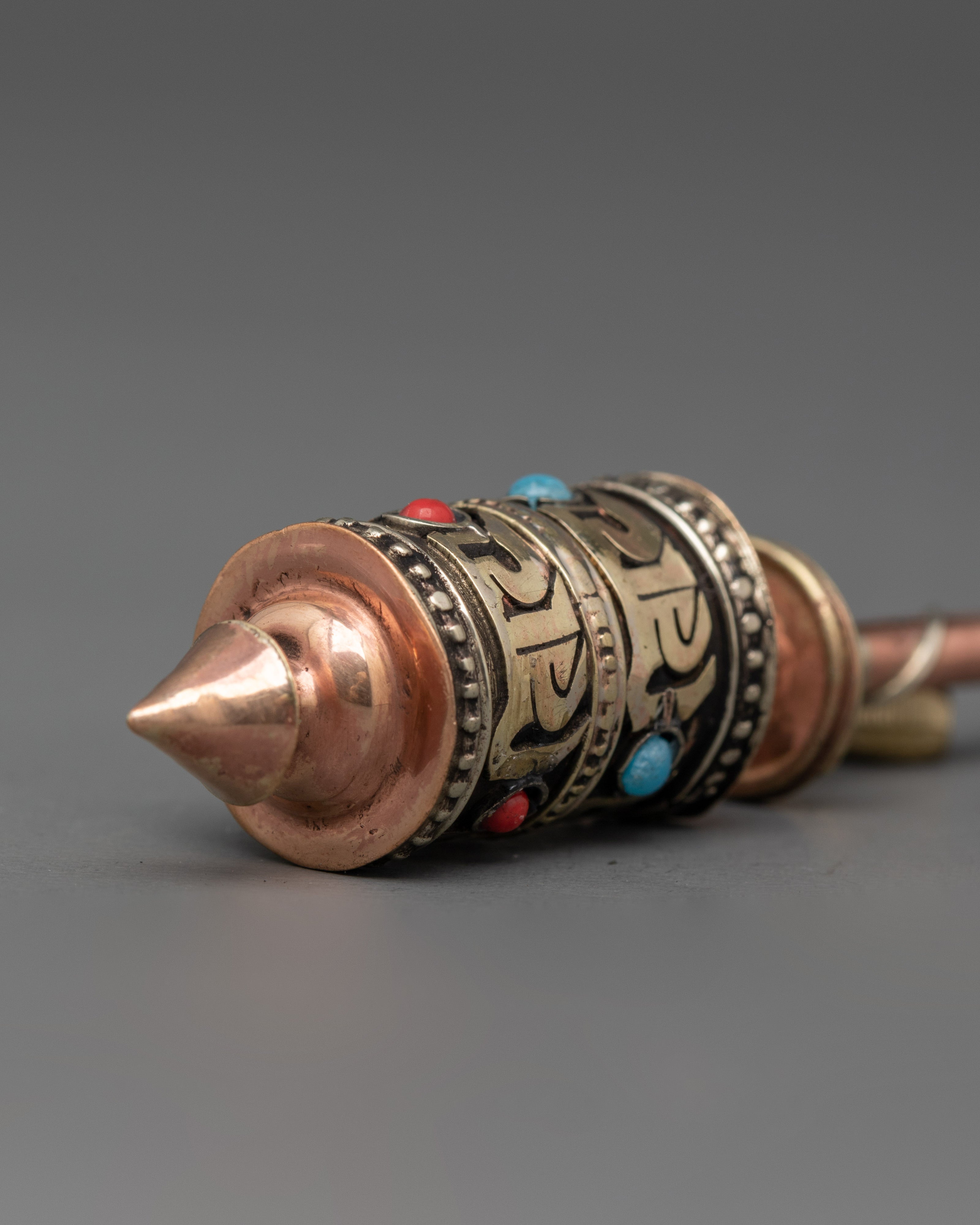 Tibetan Prayer Wheel Mantra Spinner Tool | Ritual Practice, Focus & Inner Peace Tool