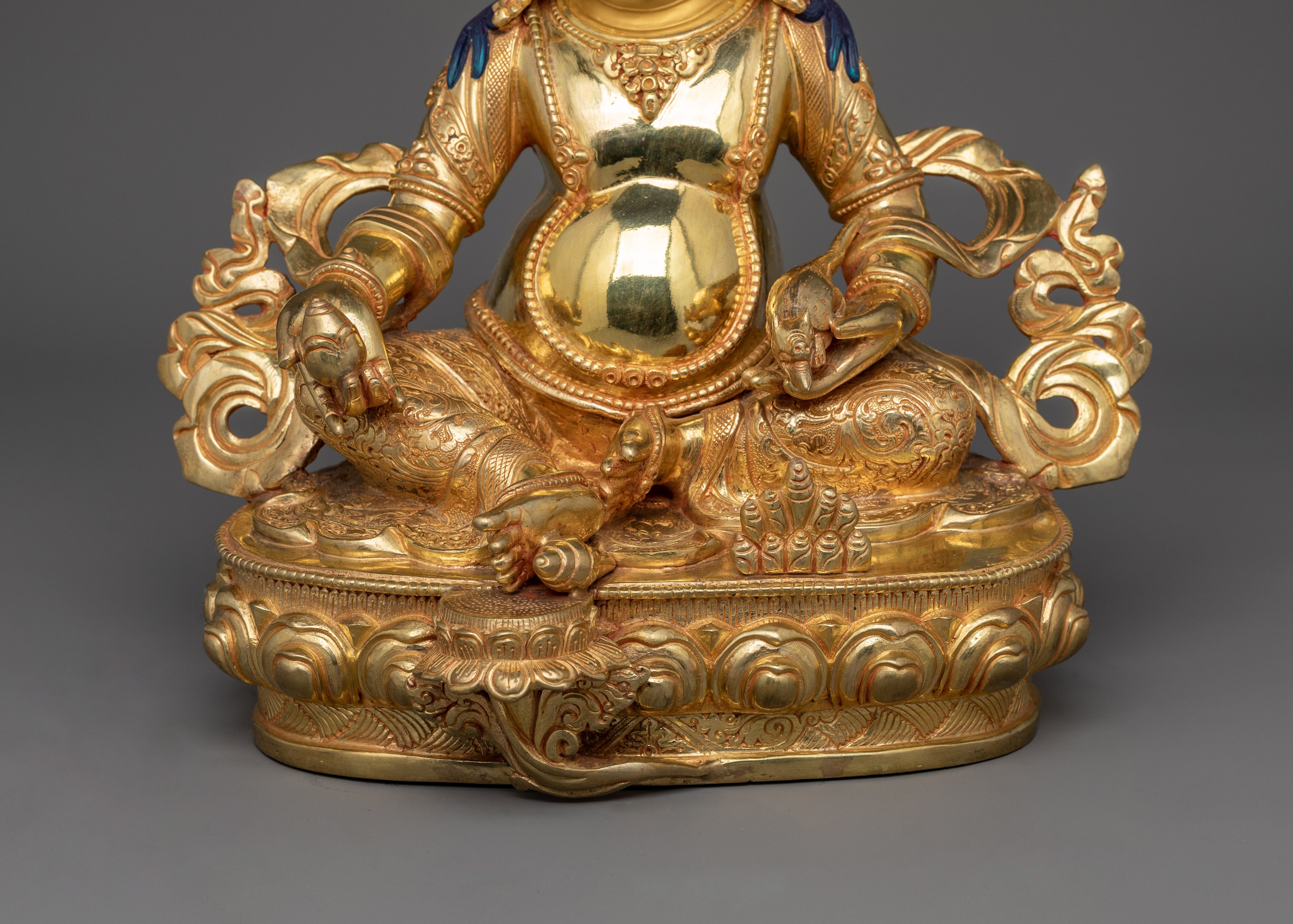 Dzambhala Kubera Wealth Deity Statue | Icon for Material and Spiritual Abundance