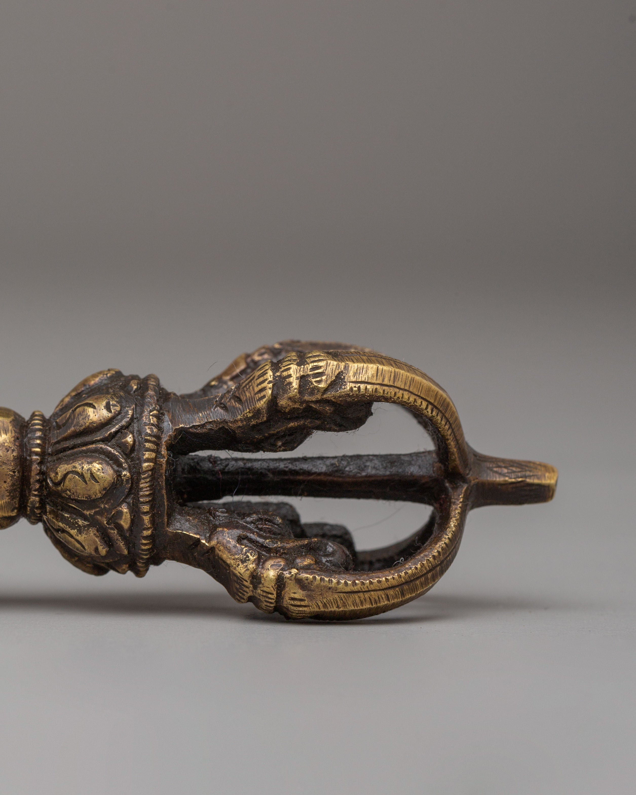 Handcrafted Buddhist Vajra and Bell Set | Tibetan Ritual Tools for Meditation and Altar Use