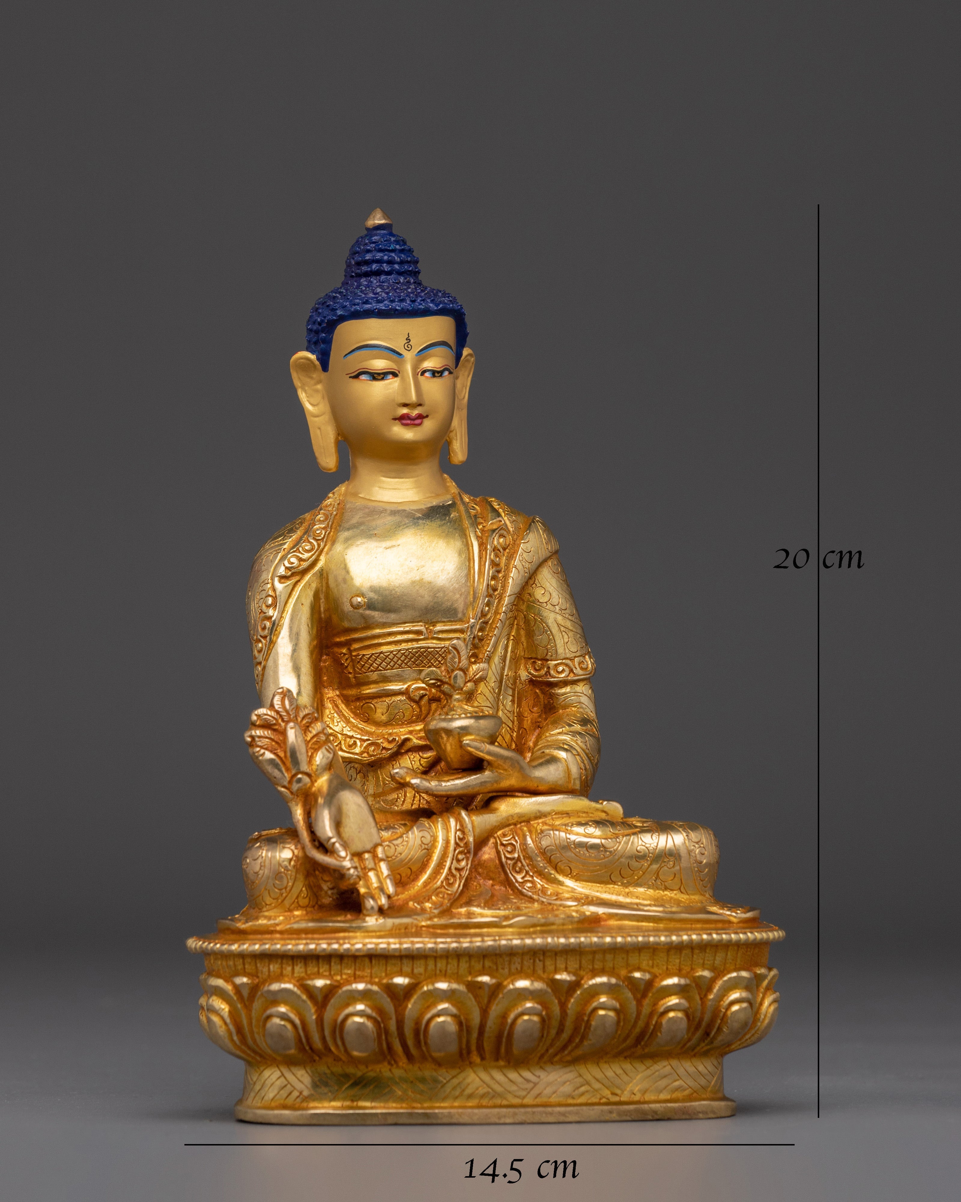 Himalayan Medicine Buddha Decor Statue