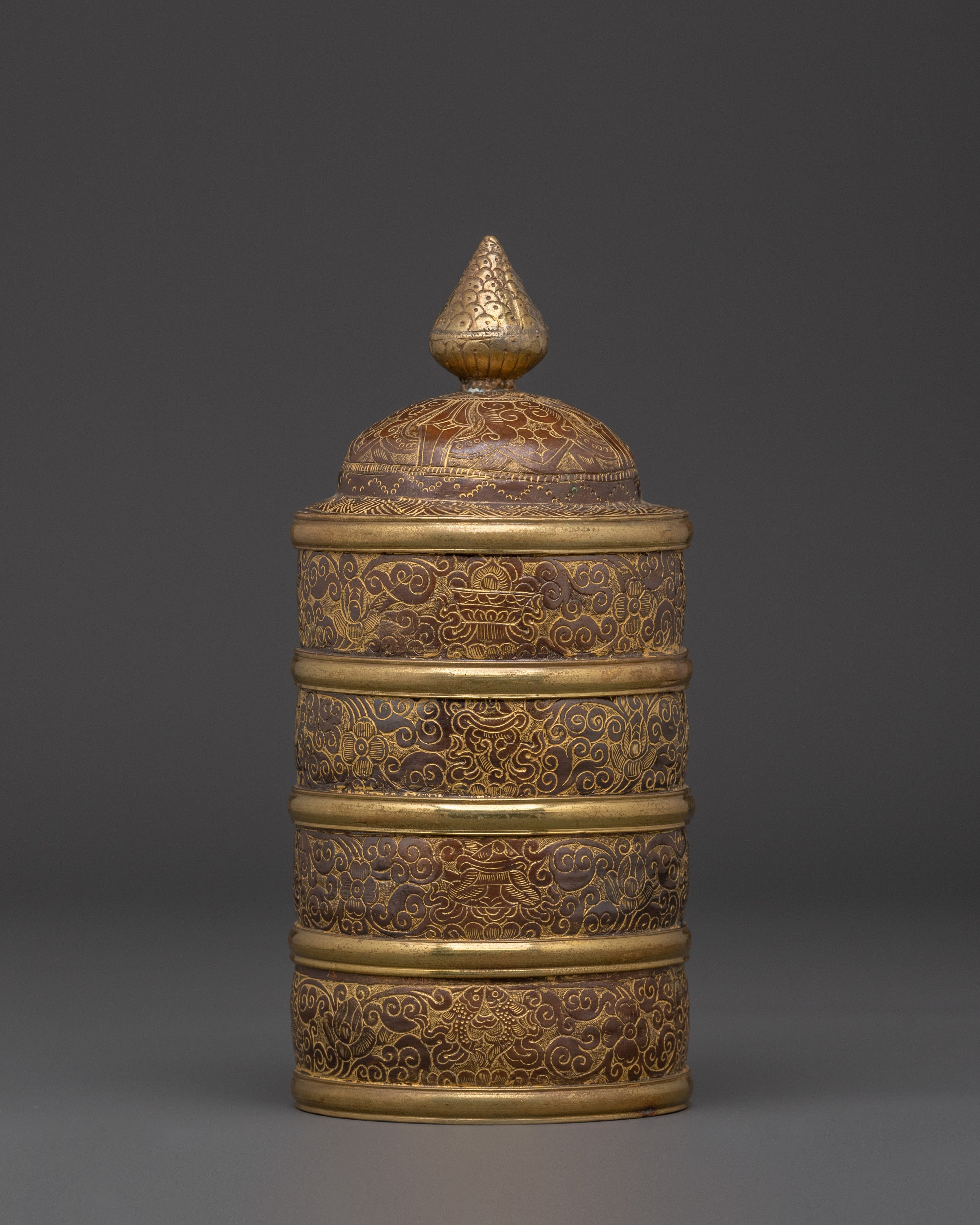 Tibetan Ritual Rice Pot