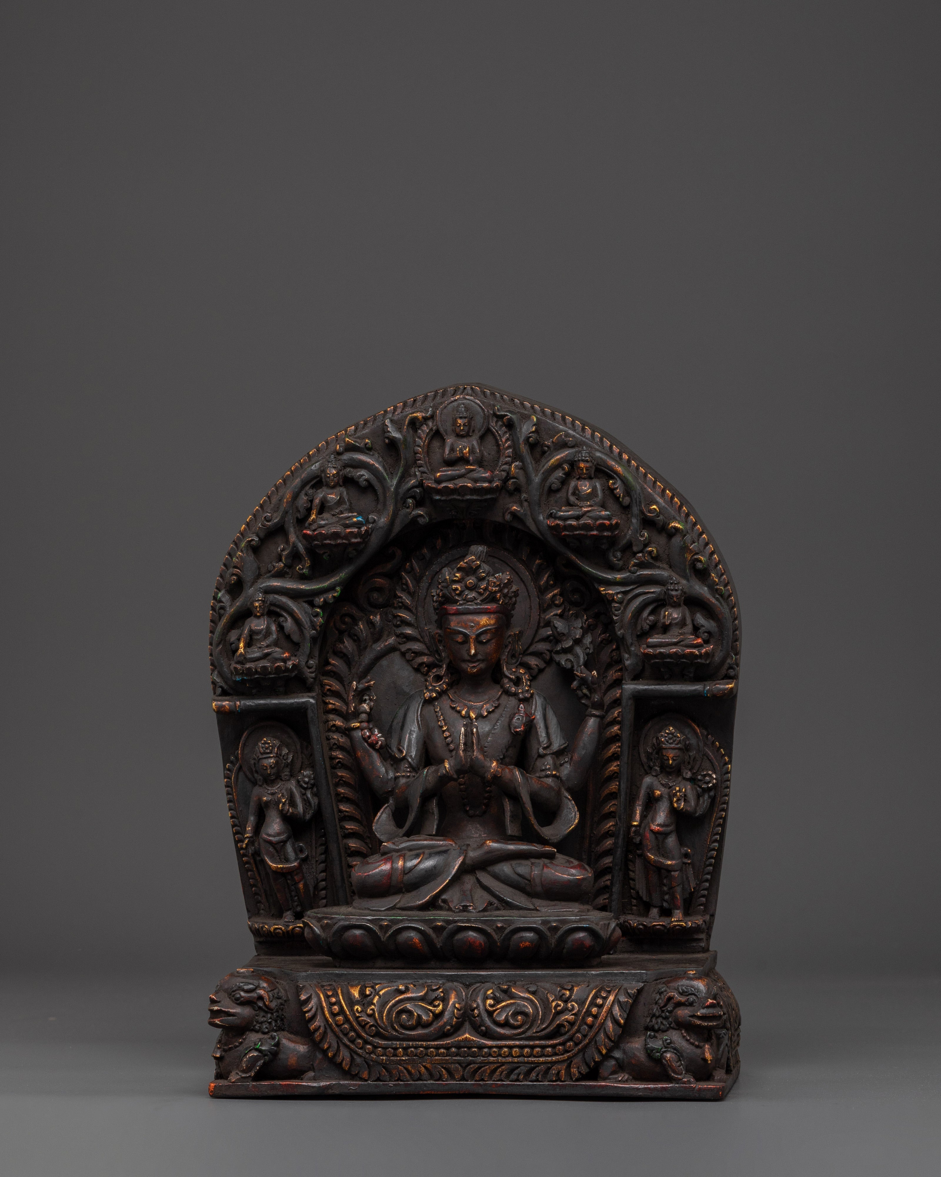 Compassionate Deity Chenrezig Sculpture